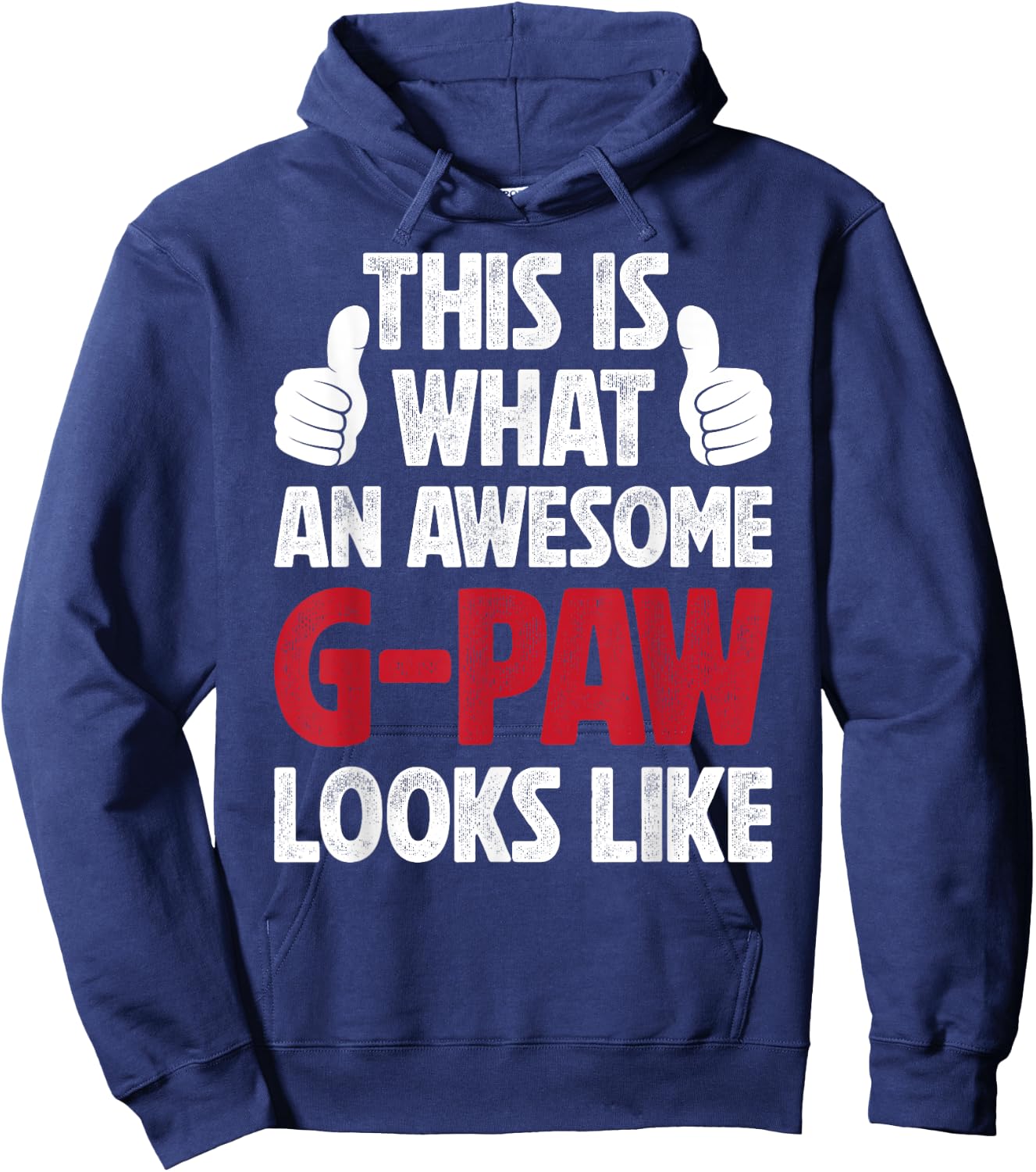 An Awesome G-Paw Grandpa G-Paw Grandfather Hoodie - Hoodie | Navy