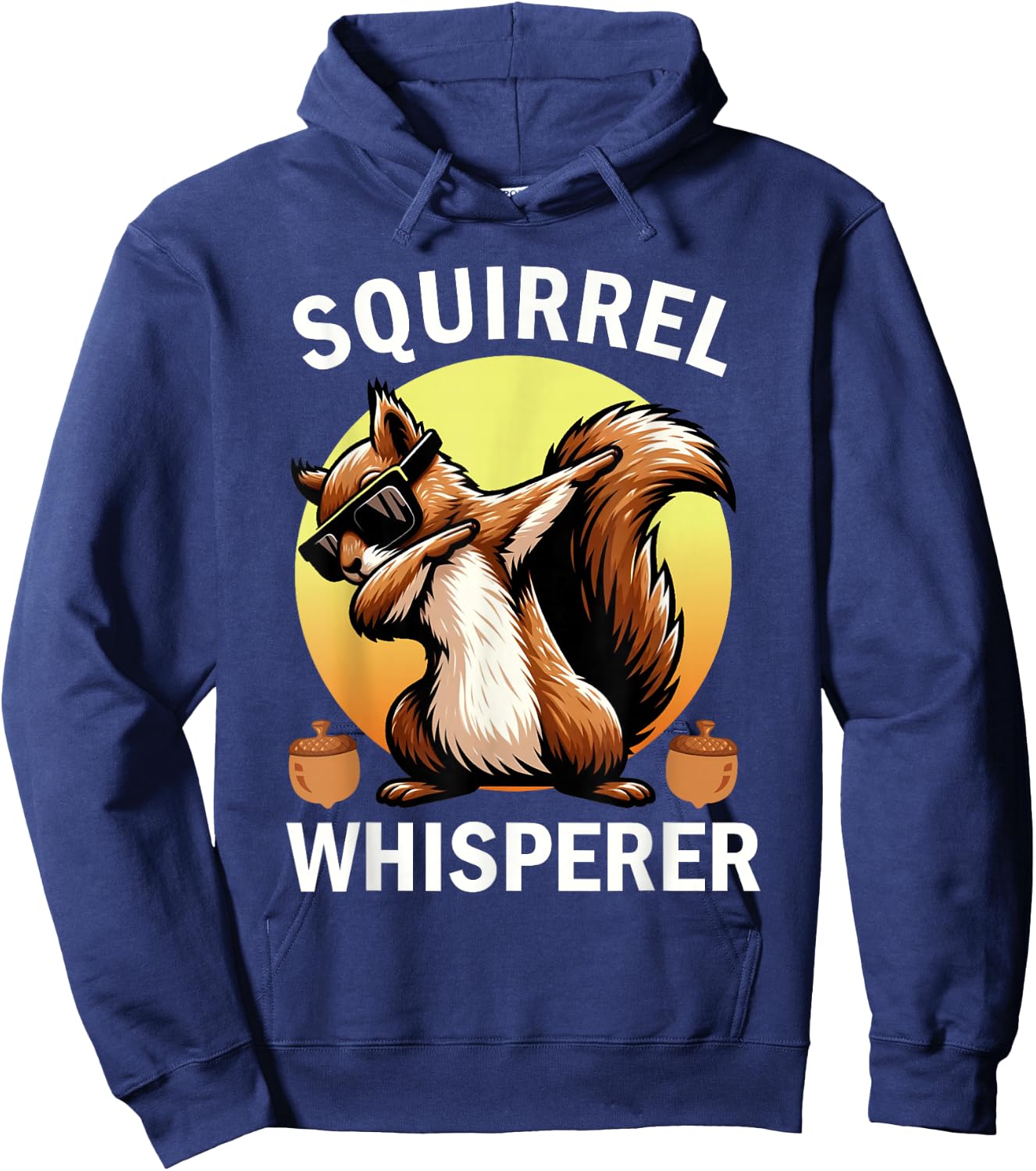 Squirrel Whisperer Forest Squirrel Hoodie - Hoodie | Navy
