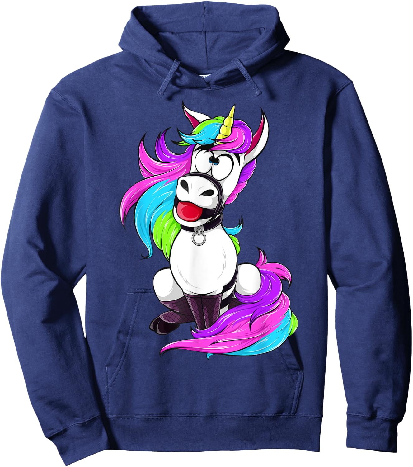 BDSM Unicorn - Bondage Bdsm Nothing Humor Hoodie - Hoodie | Navy