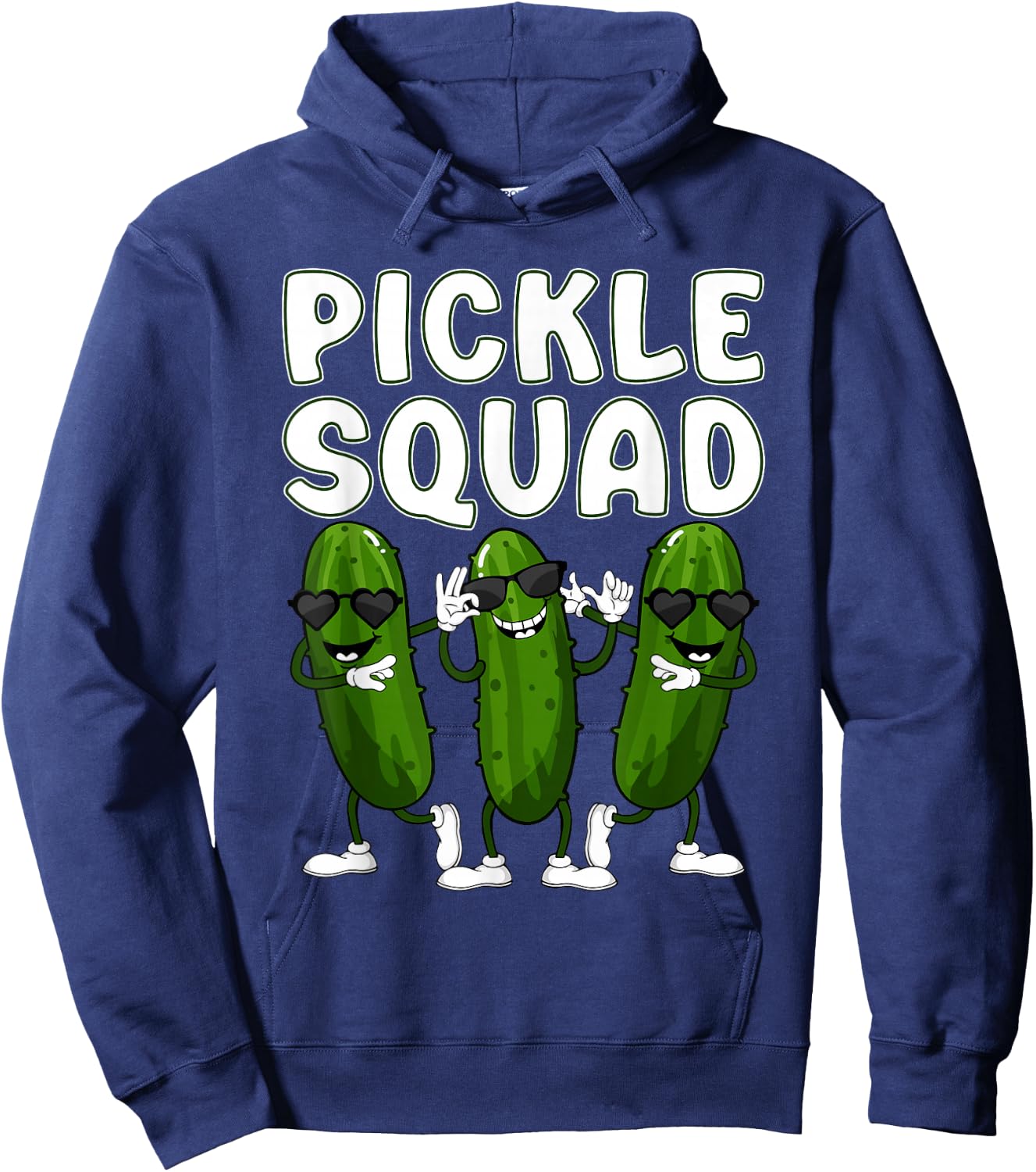 Pickle Squad Cucumber Pickle Lover Hoodie - Hoodie | Navy