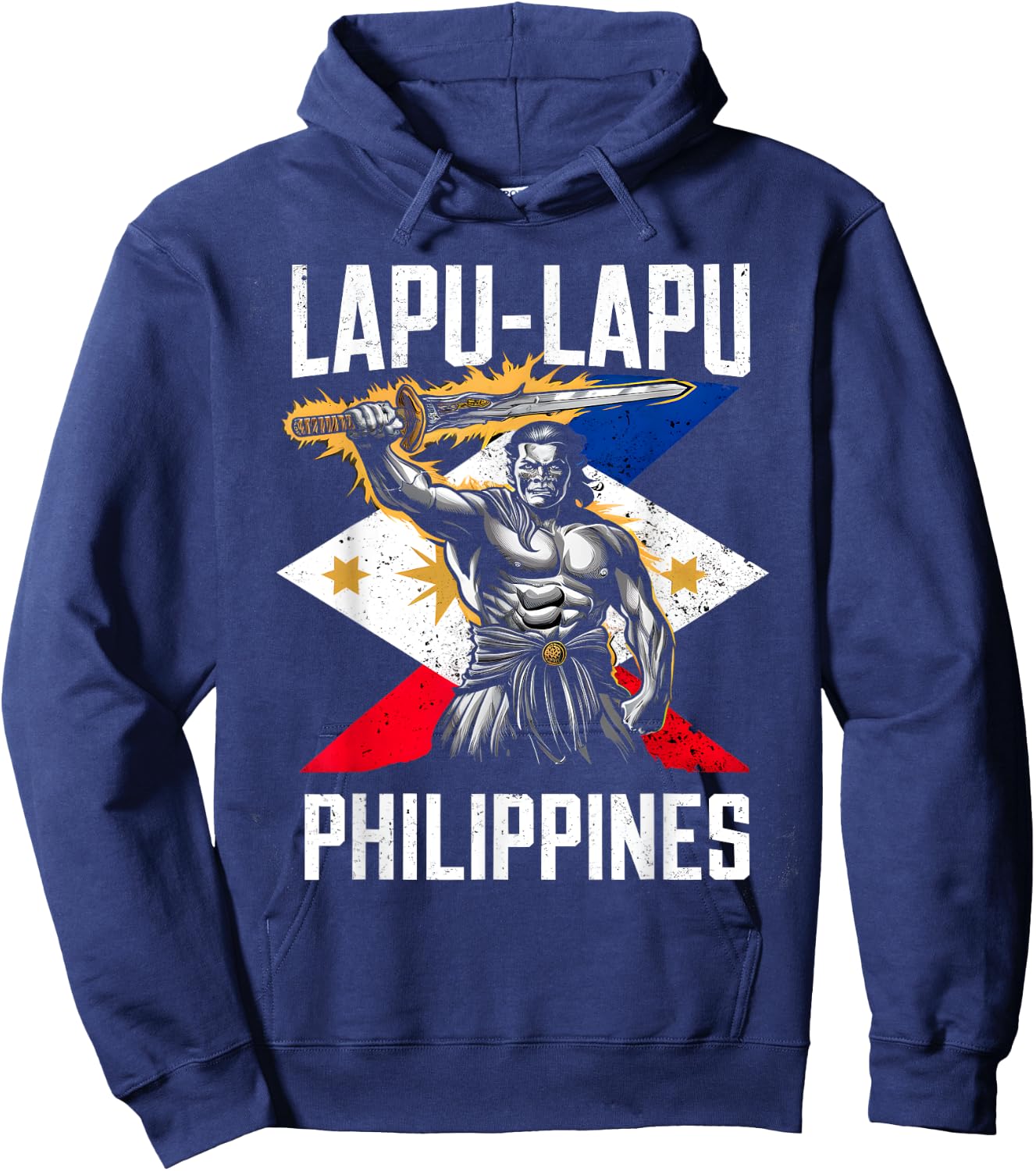 Love Gifts Lapu-Lapu Philippines -Adults Black Hoodie - Hoodie | Navy