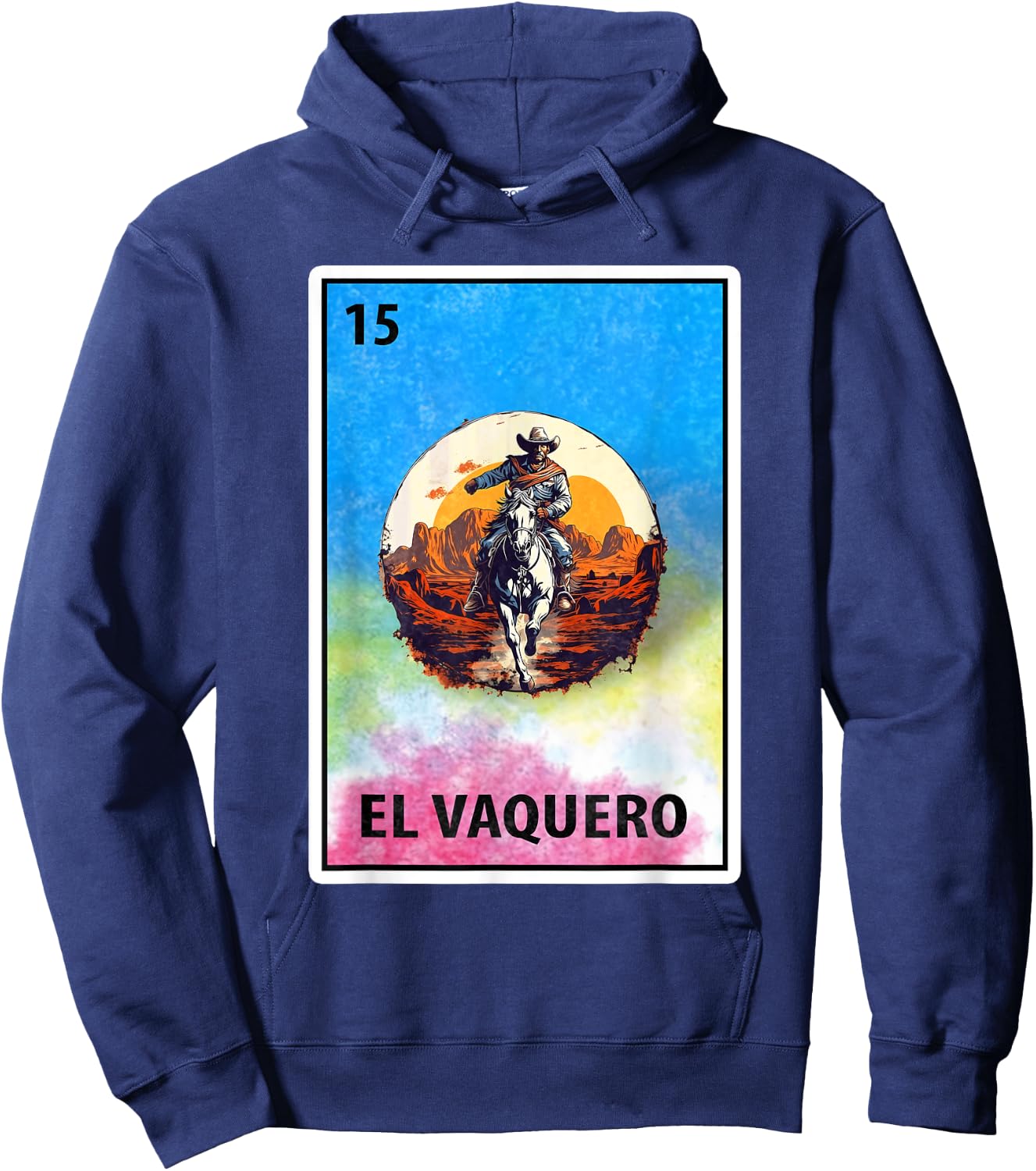 Mexican Bingo El Vaquero Hoodie - Hoodie | Navy