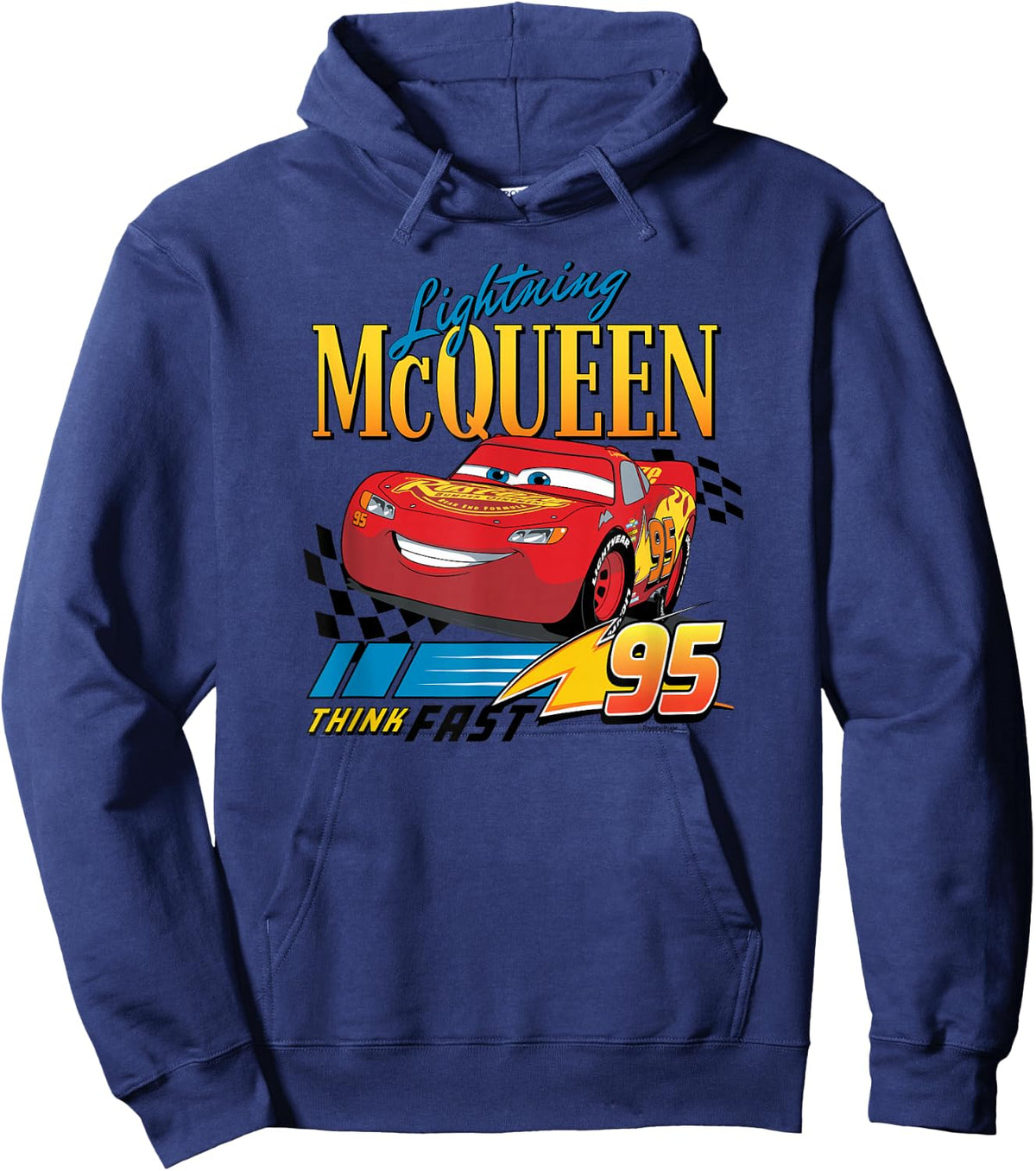 Cars - Lightning McQueen Think Fast Hoodie - Hoodie | Navy