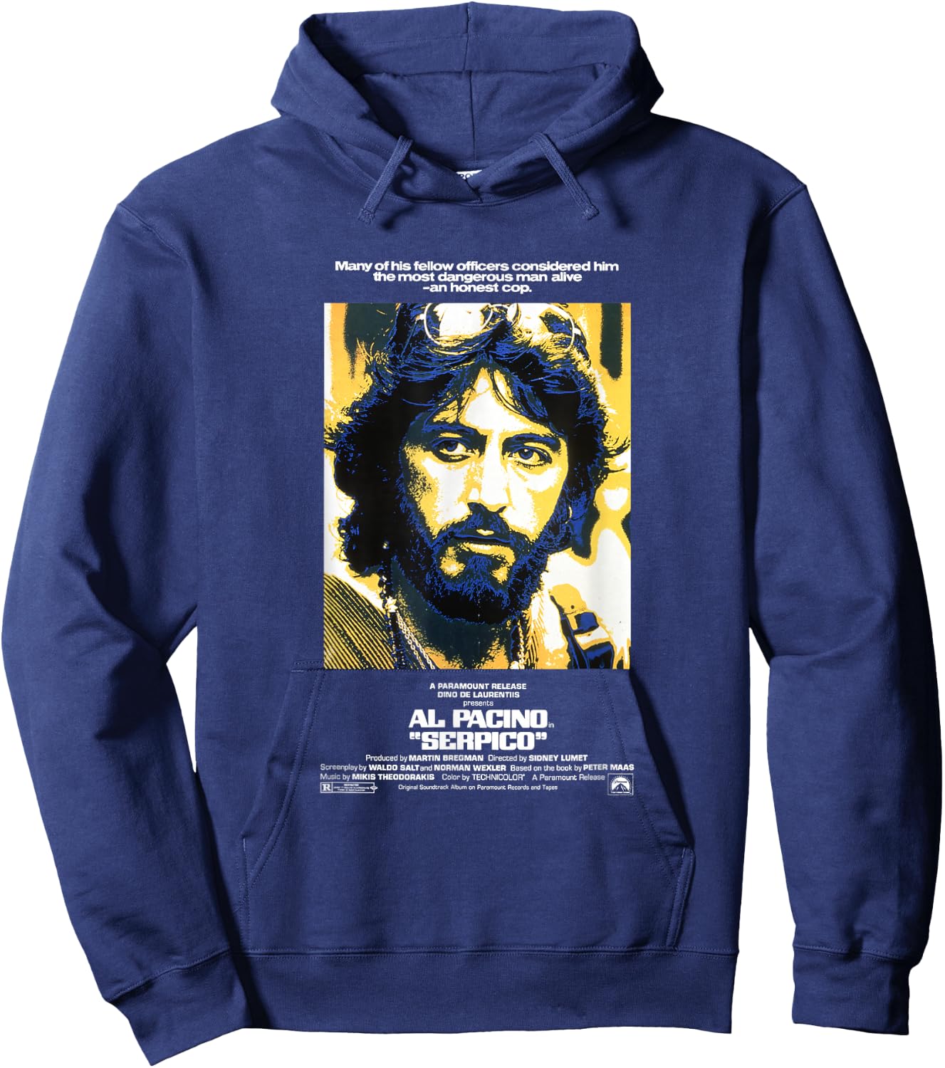 Serpico The Most Dangerous Man Alive Hoodie - Hoodie | Navy