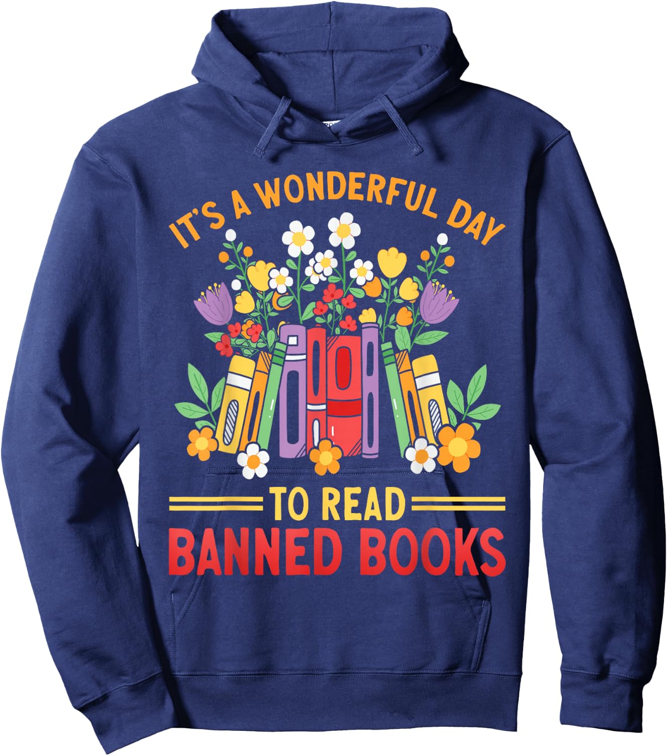 Banned Books Week Read Banned Books Hoodie - Hoodie | Navy