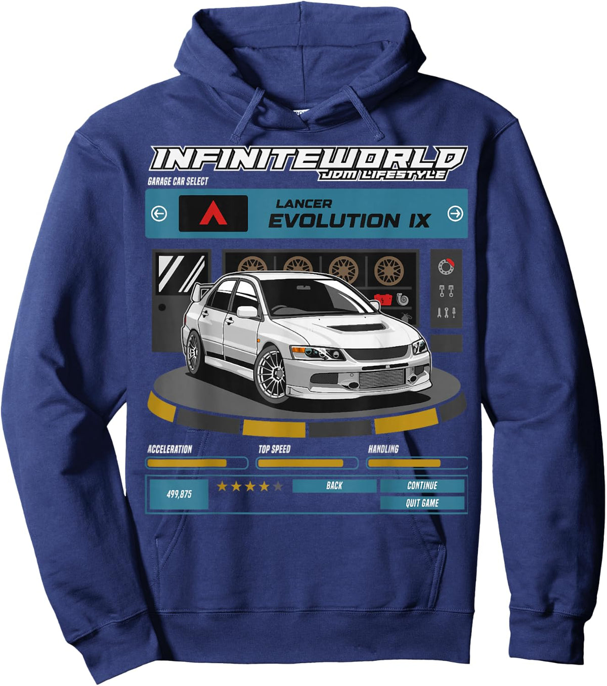 Evo9 IX Hoodie - Hoodie | Navy