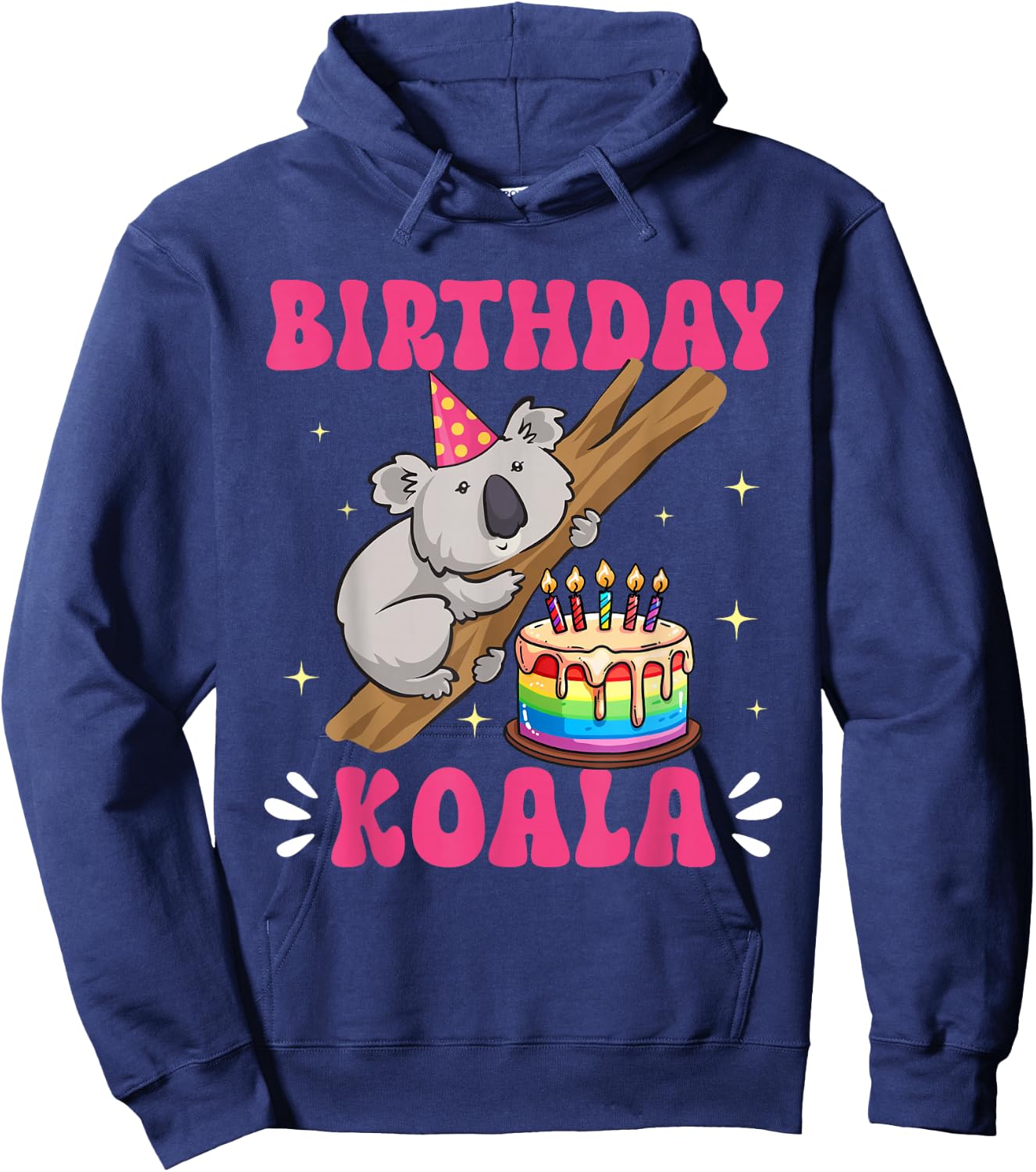 Koala Bear Birthday Koala Girl Hoodie - Hoodie | Navy