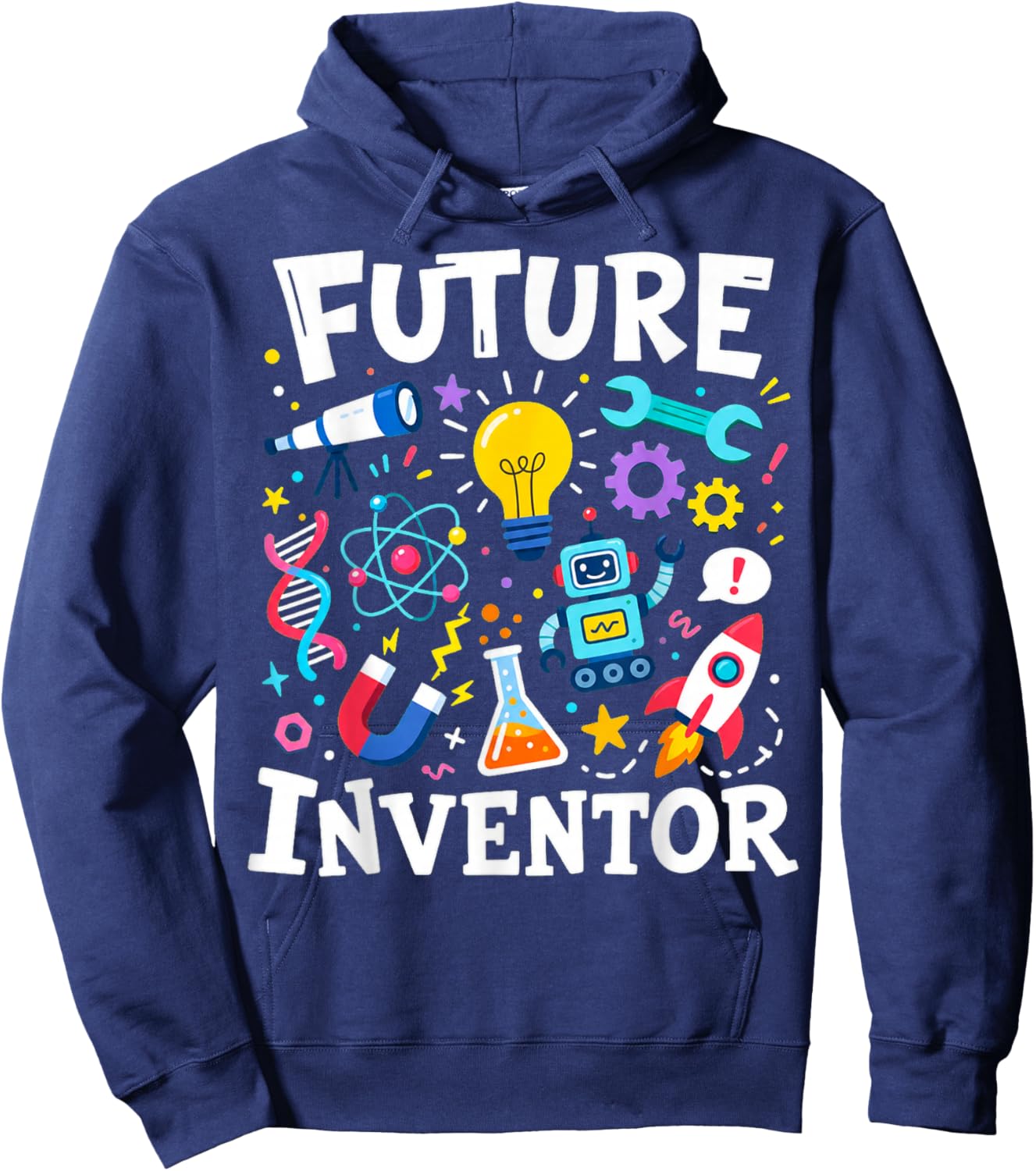 Future Inventor Science and Engineering Design Hoodie - Hoodie | Navy
