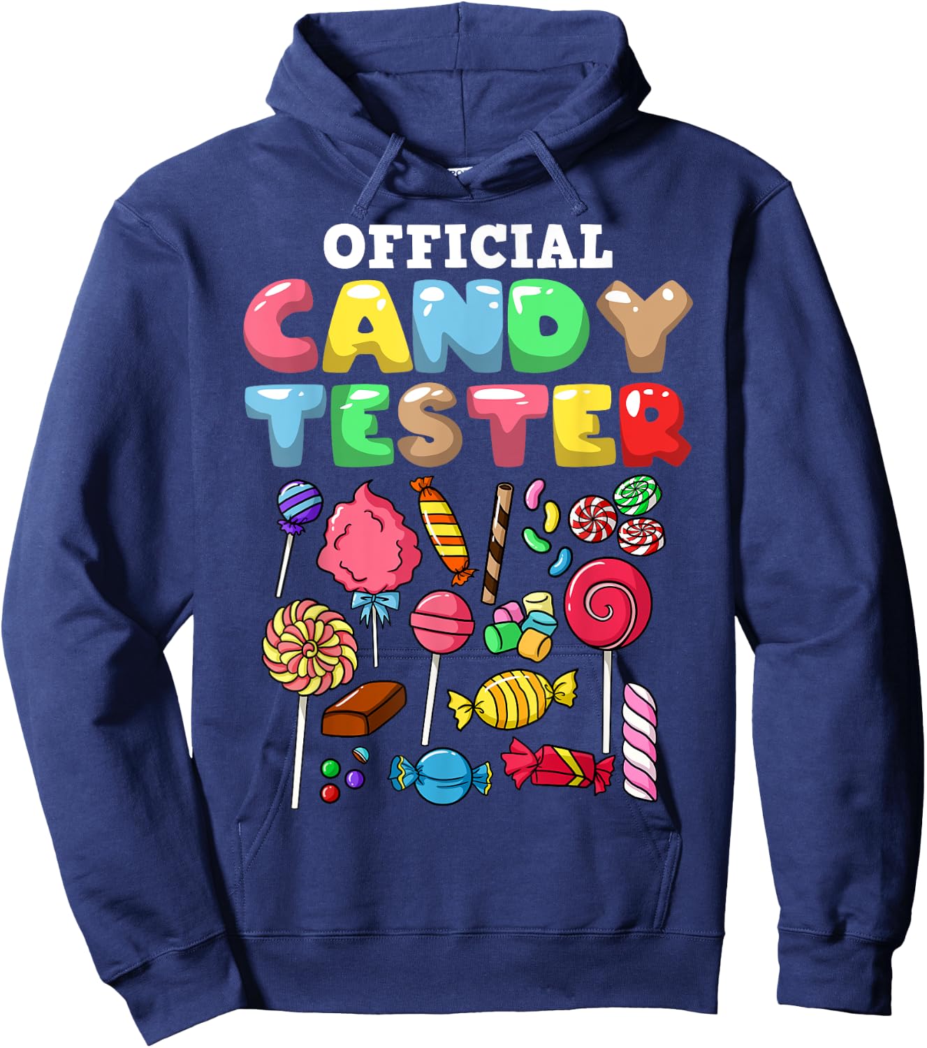 Candy Tester Lollipop Sweets Halloween Hoodie - Hoodie | Navy