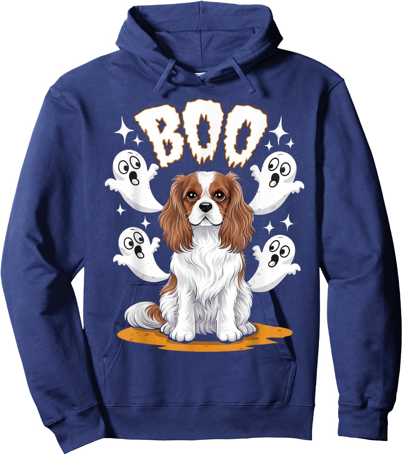 Cavalier King Charles Spaniel Halloween Costume Hoodie - Hoodie | Navy