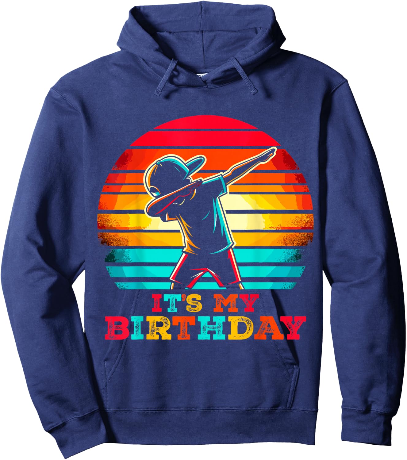 Dabbing Birthday Boy It's my Birthday Party Hoodie - Hoodie | Navy