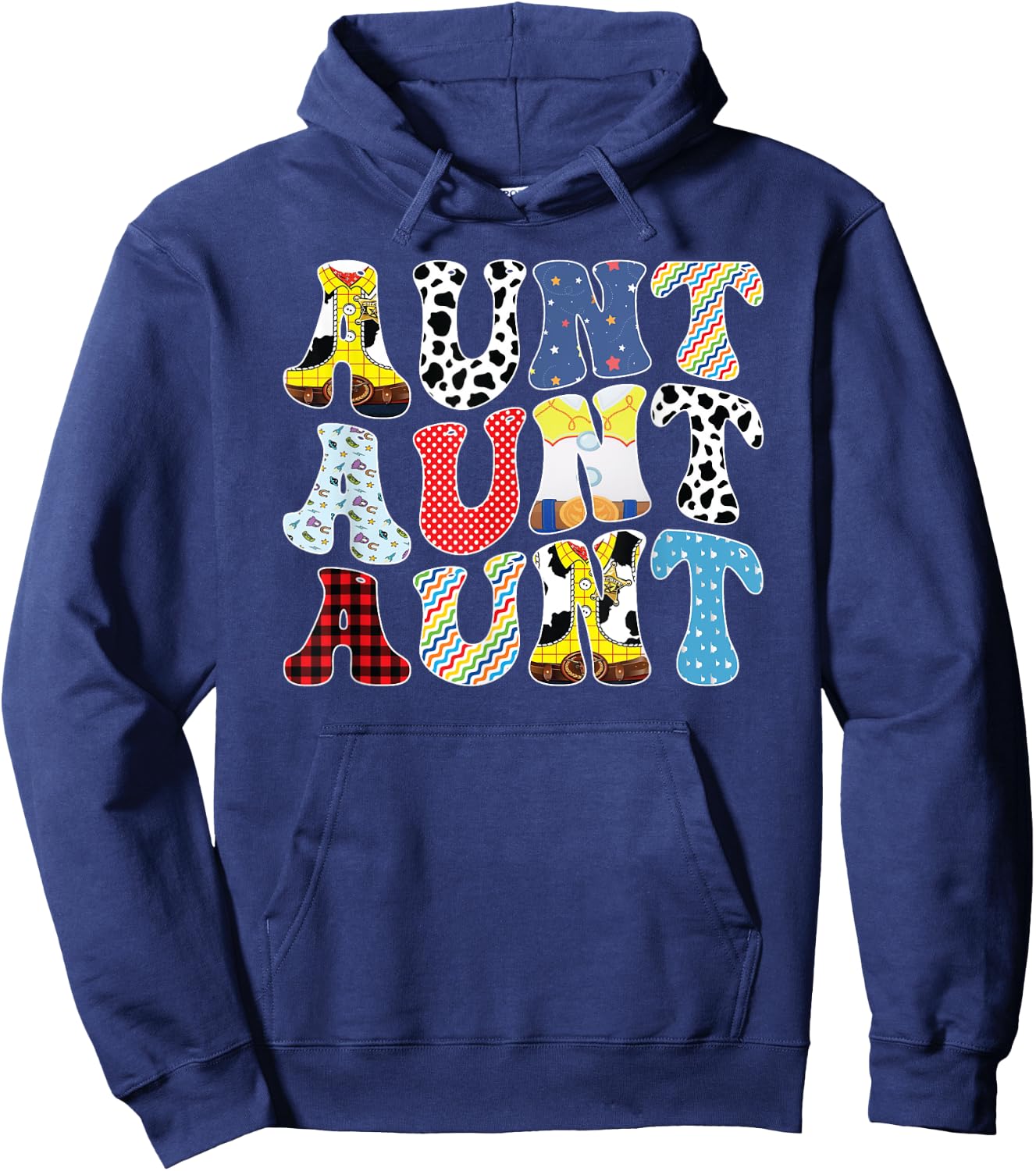 Toy Funny Aunt Story Boys Mom Mother's Day Hoodie - Hoodie | Navy