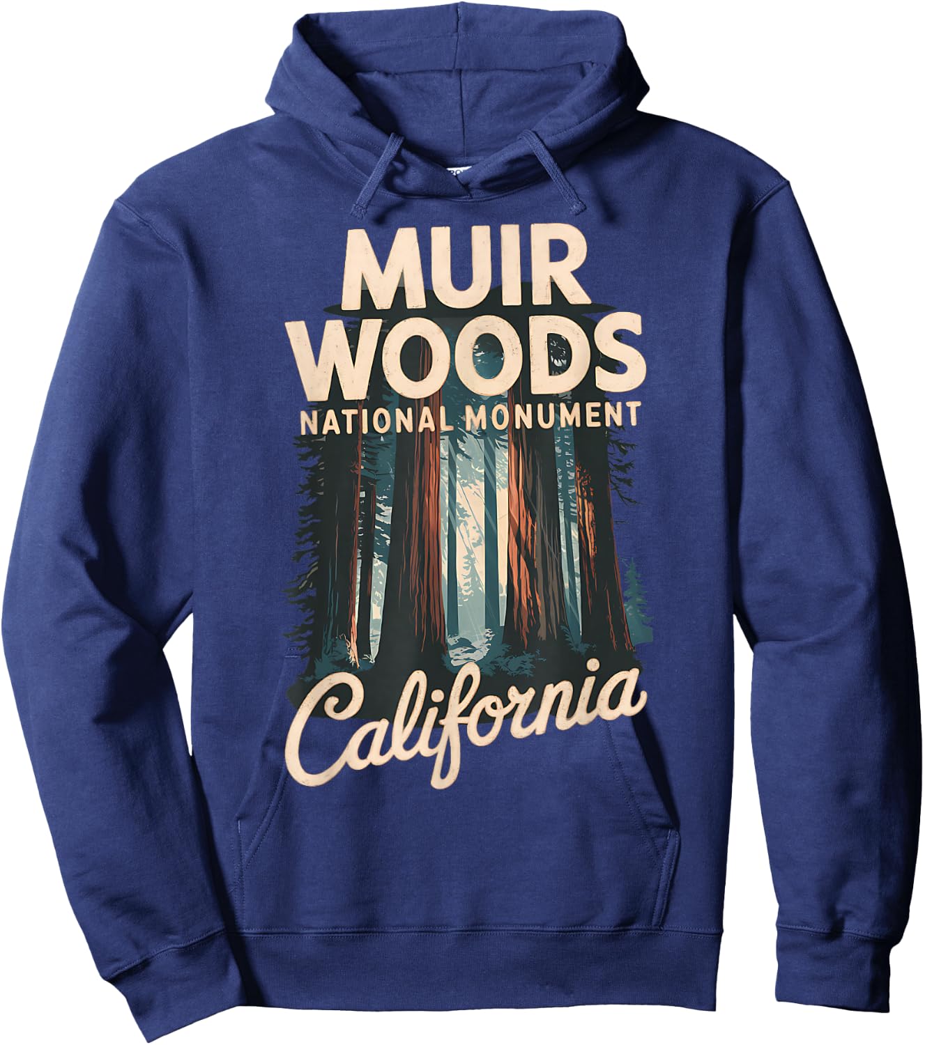 Explore Nature at Muir Woods National Monument Hoodie - Hoodie | Navy