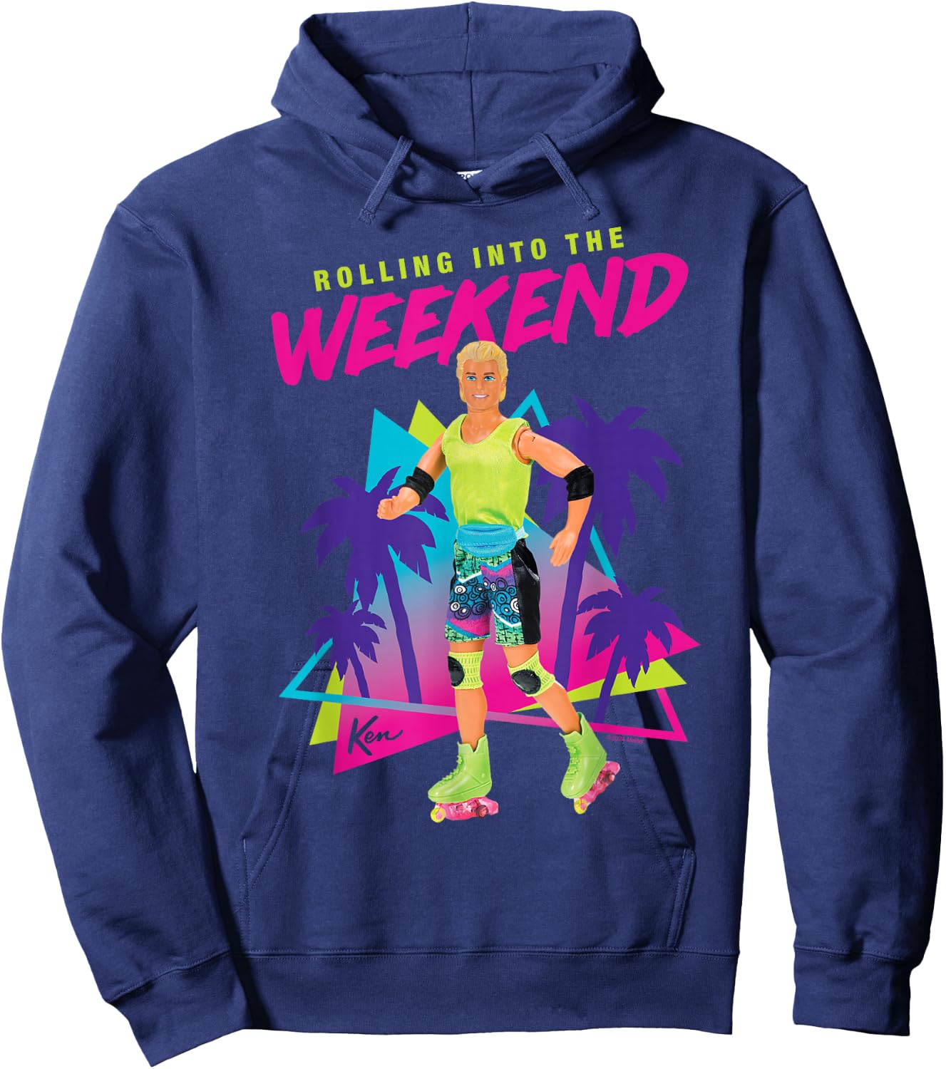Barbie - Ken Rolls into Inline Skating Weekend Hoodie - Hoodie | Navy