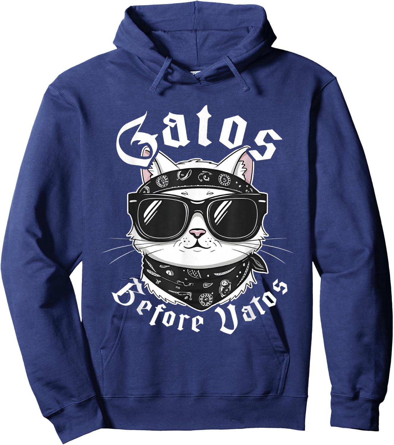 Gatos Before Vatos Hoodie - Hoodie | Navy