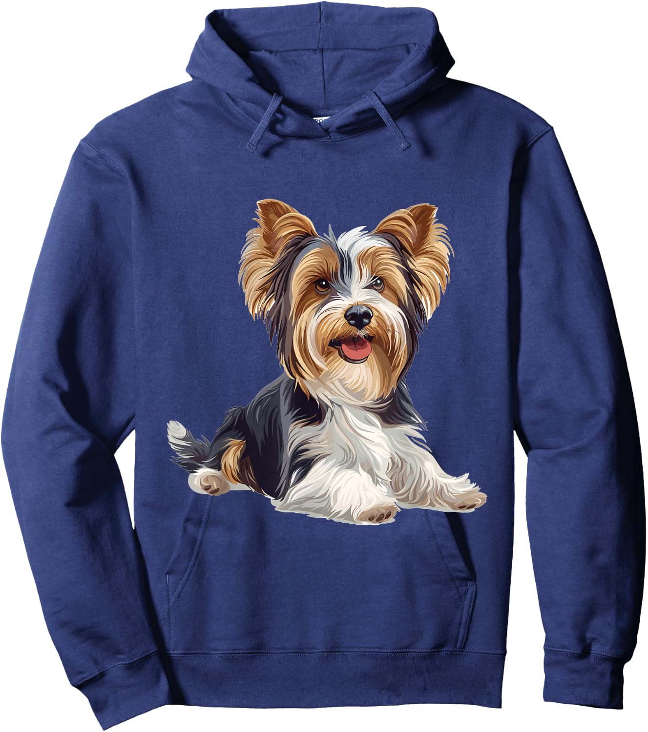 Biewer Terrier Dog Breed Graphic Men Women Kids Hoodie - Hoodie | Navy
