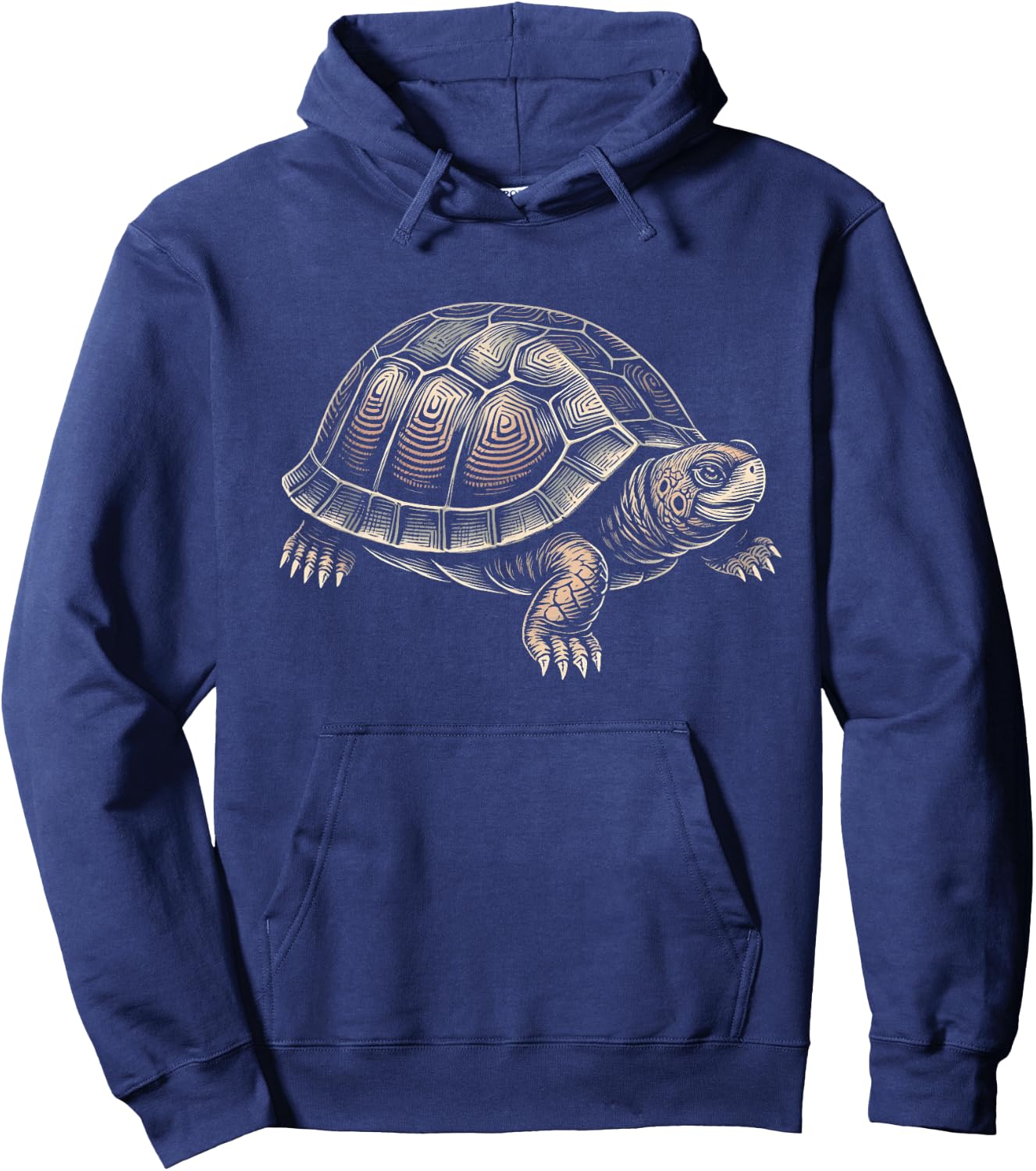 Tin Turtle Graphic Design and Men Hoodie - Hoodie | Navy