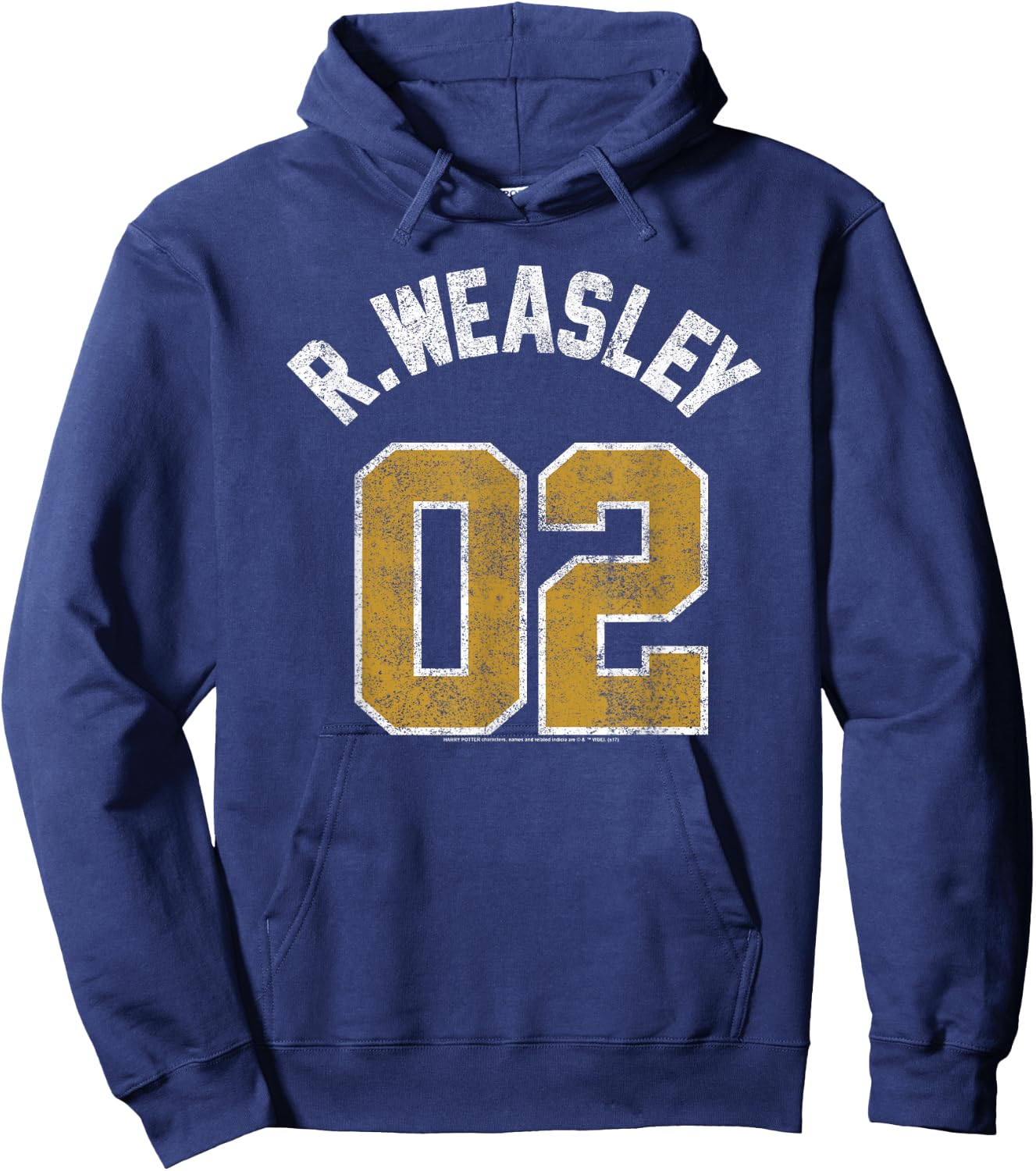 Harry Potter Weasley Jersey Hoodie - Hoodie | Navy
