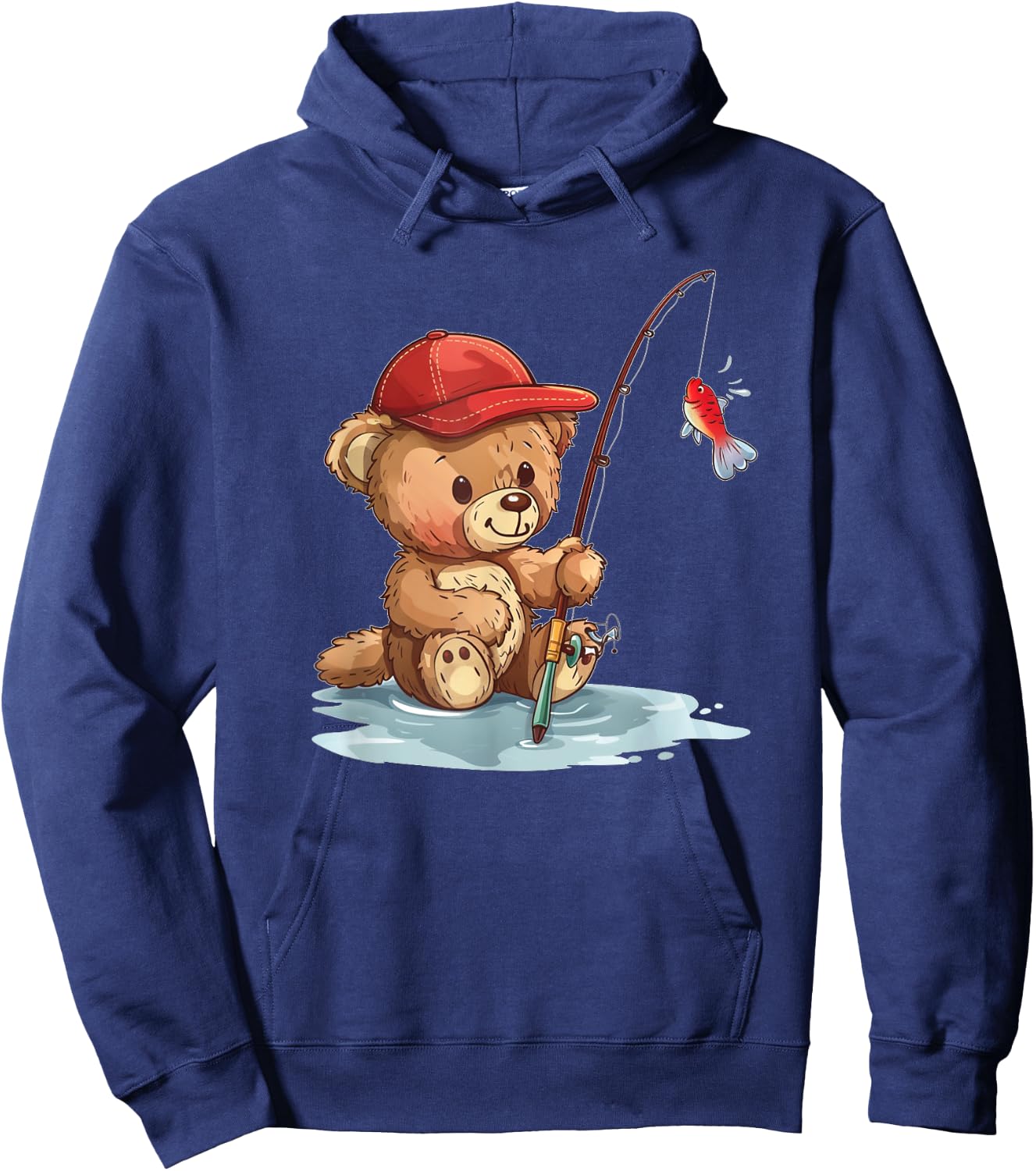 Pretty Fishing Costume for Teddy Bear Lovers Hoodie - Hoodie | Navy