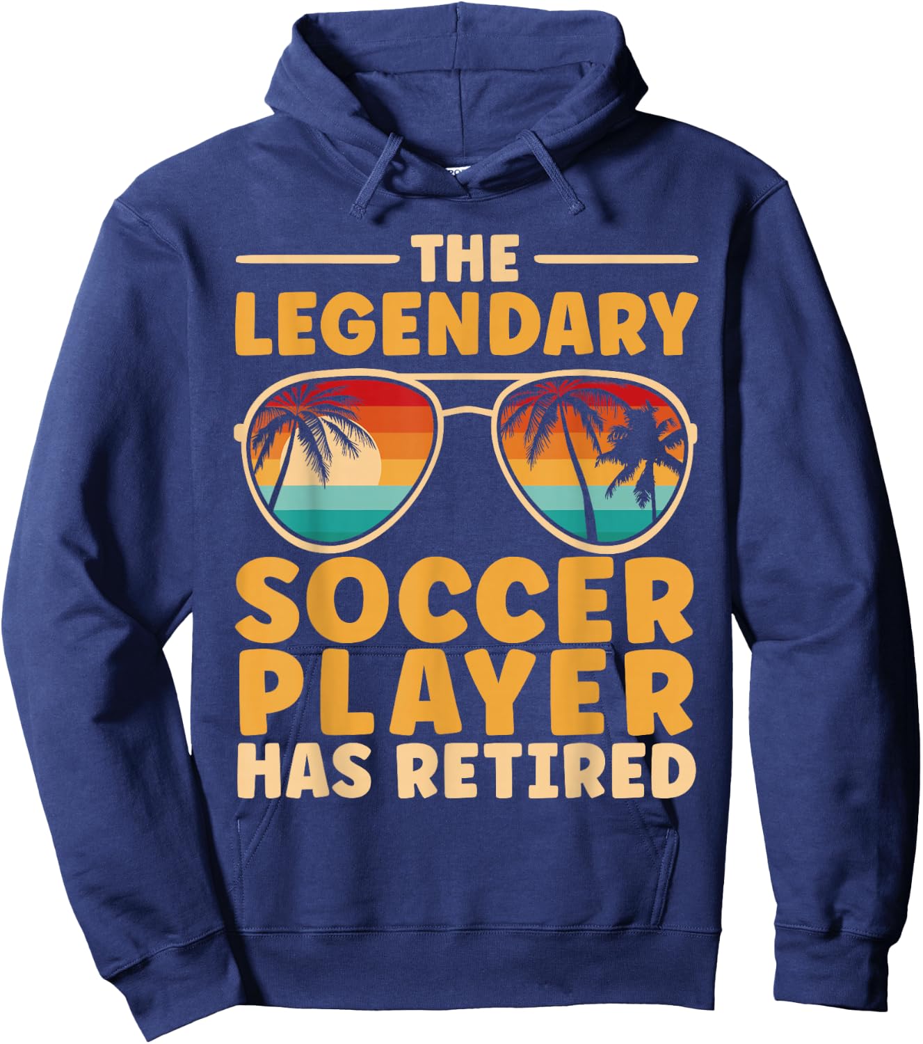 Retired Soccer Player Retirement Hoodie - Hoodie | Navy