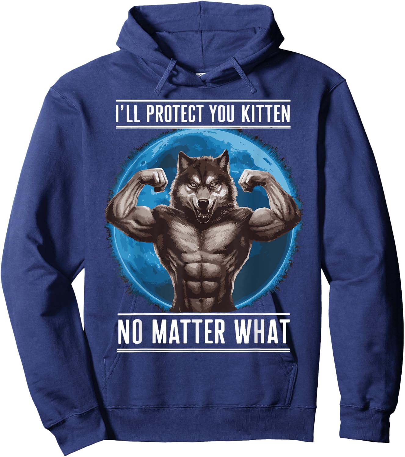 I'll Protect You Kitten No Matter What Hoodie - Hoodie | Navy