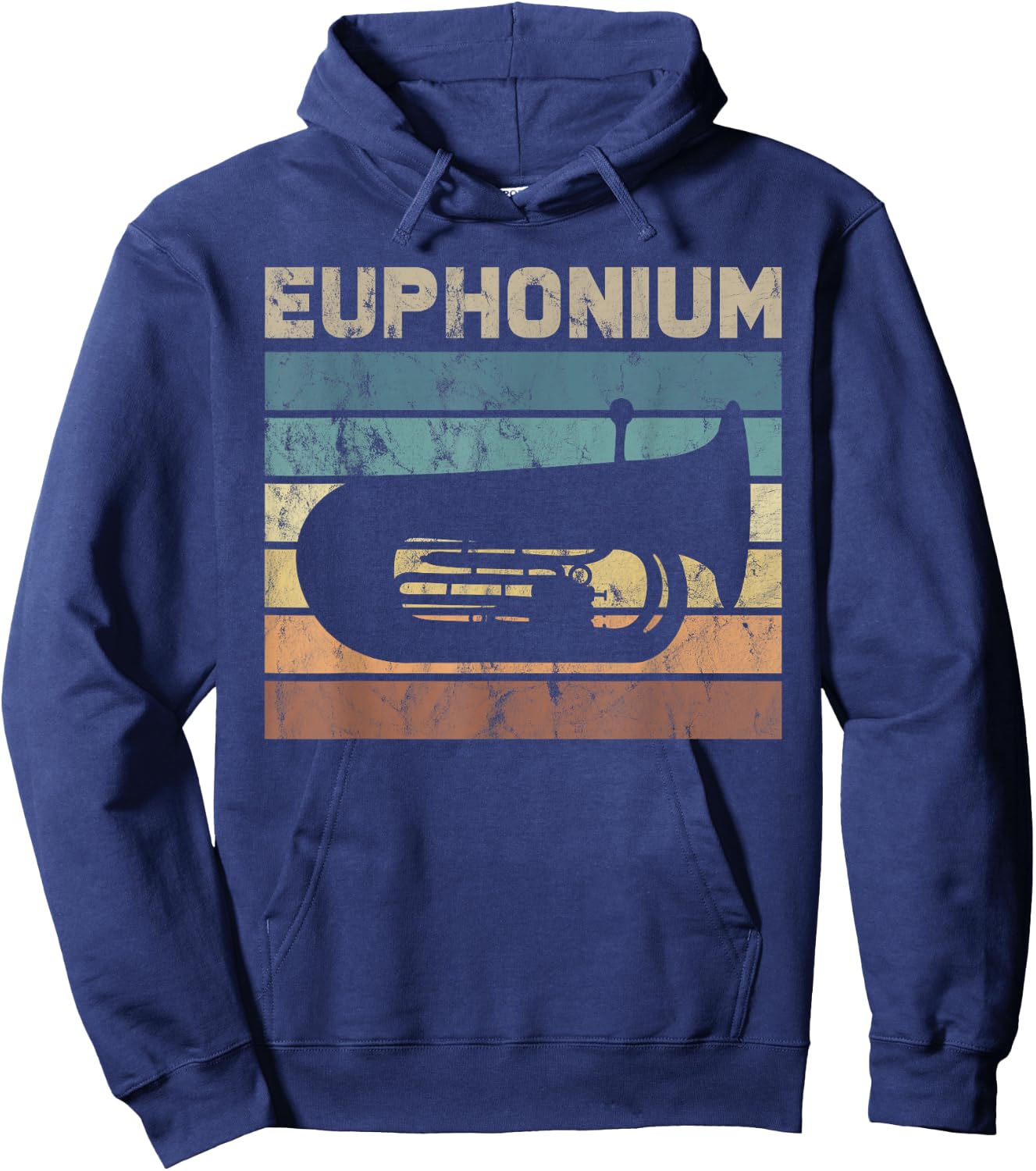 Euphonium Music Musician Baritone Hoodie - Hoodie | Navy