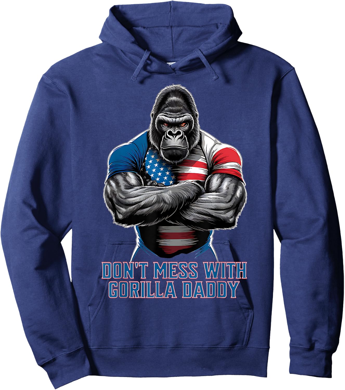 DON'T MESS with GORILLA DADDY! Hoodie - Hoodie | Navy