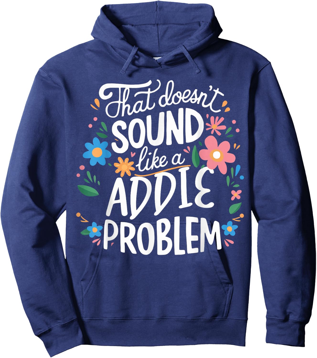 ADDIE Personalized Cute Girls ADDIE Name Hoodie - Hoodie | Navy