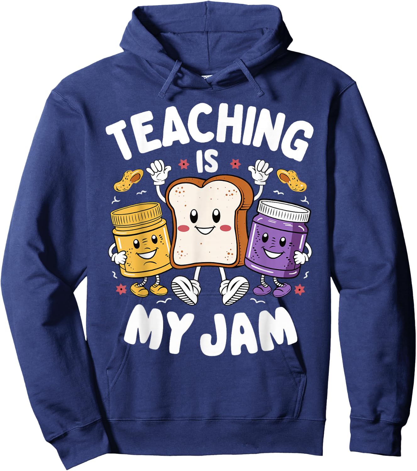 Teaching Is My Jam Teacher Appreciation day Hoodie - Hoodie | Navy