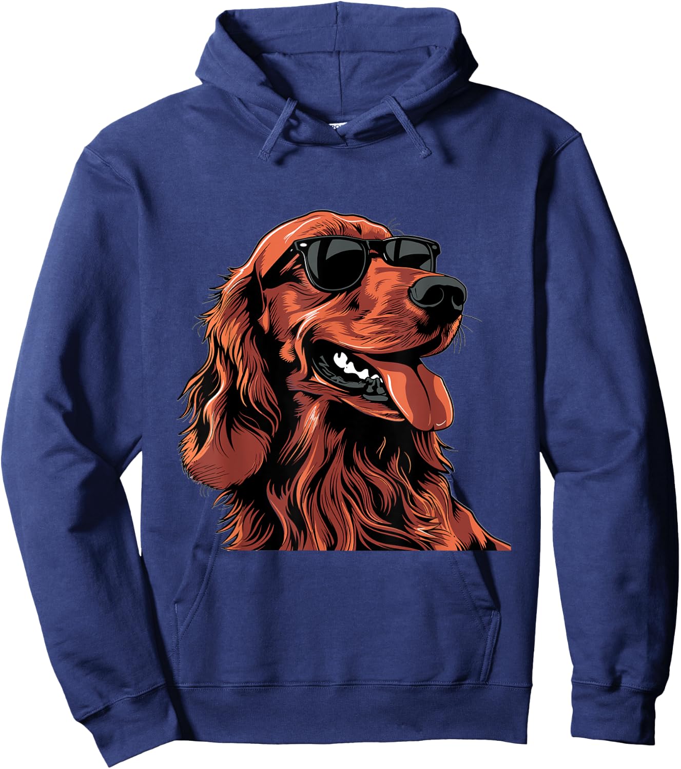 Irish Setter Dog Breed Graphic Men Women Kids Hoodie - Hoodie | Navy