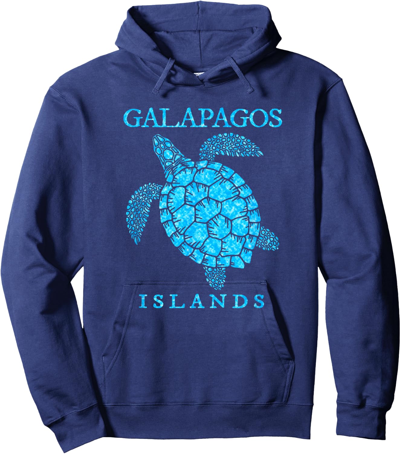 Galapagos Islands Ecuador Sea Turtle Souvenir Hoodie - Hoodie | Navy