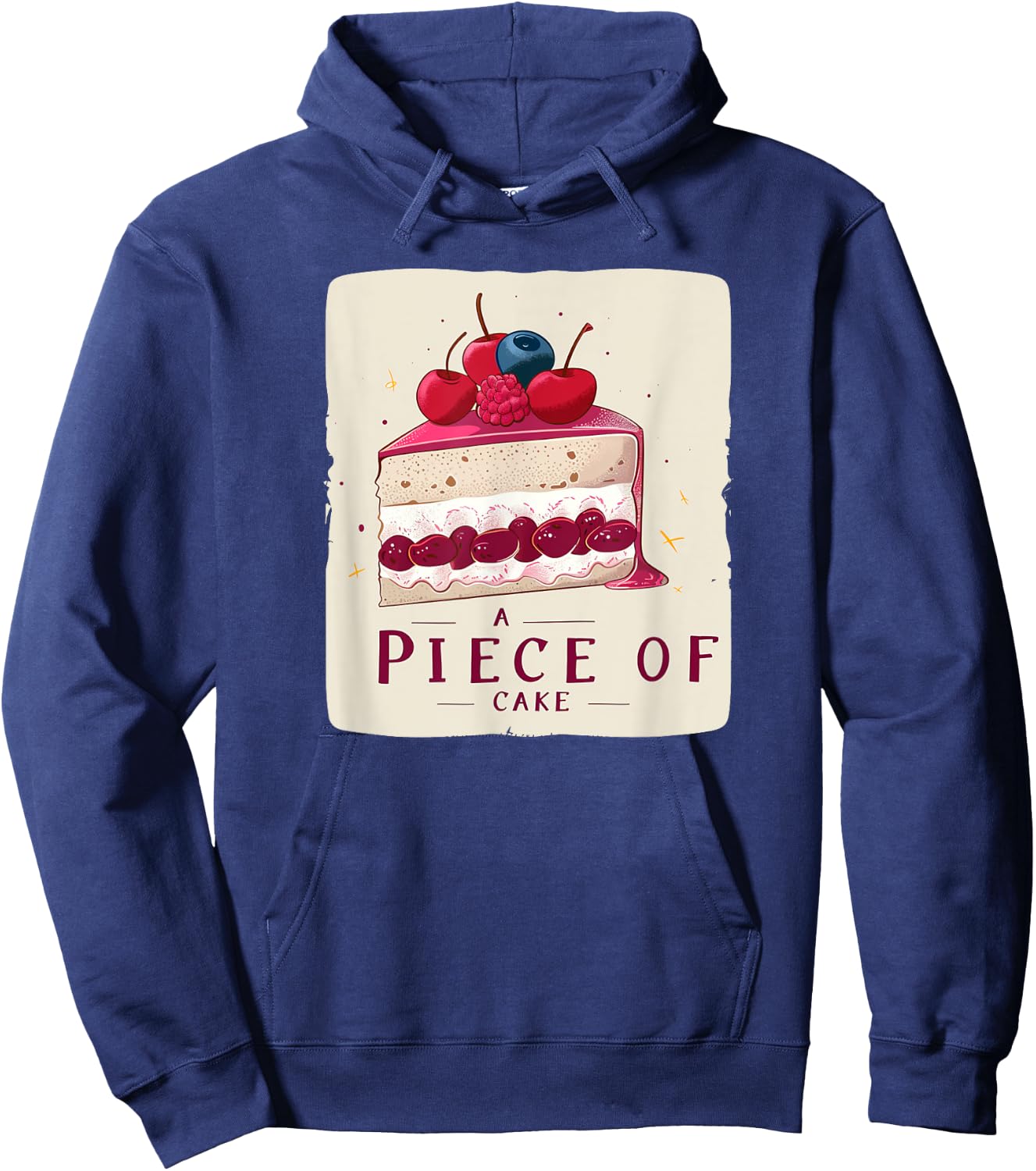 A Piece of Cake Idiom Costume Hoodie - Hoodie | Navy