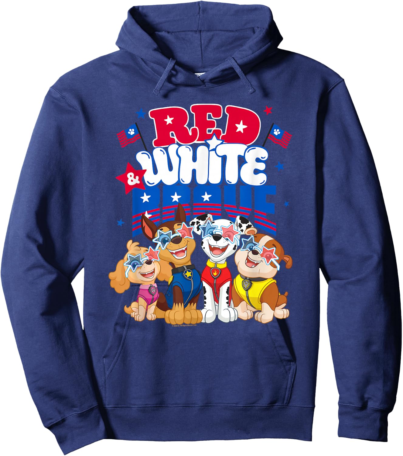 PAW Patrol Red, White & Brave 4th of July Hoodie - Hoodie | Navy