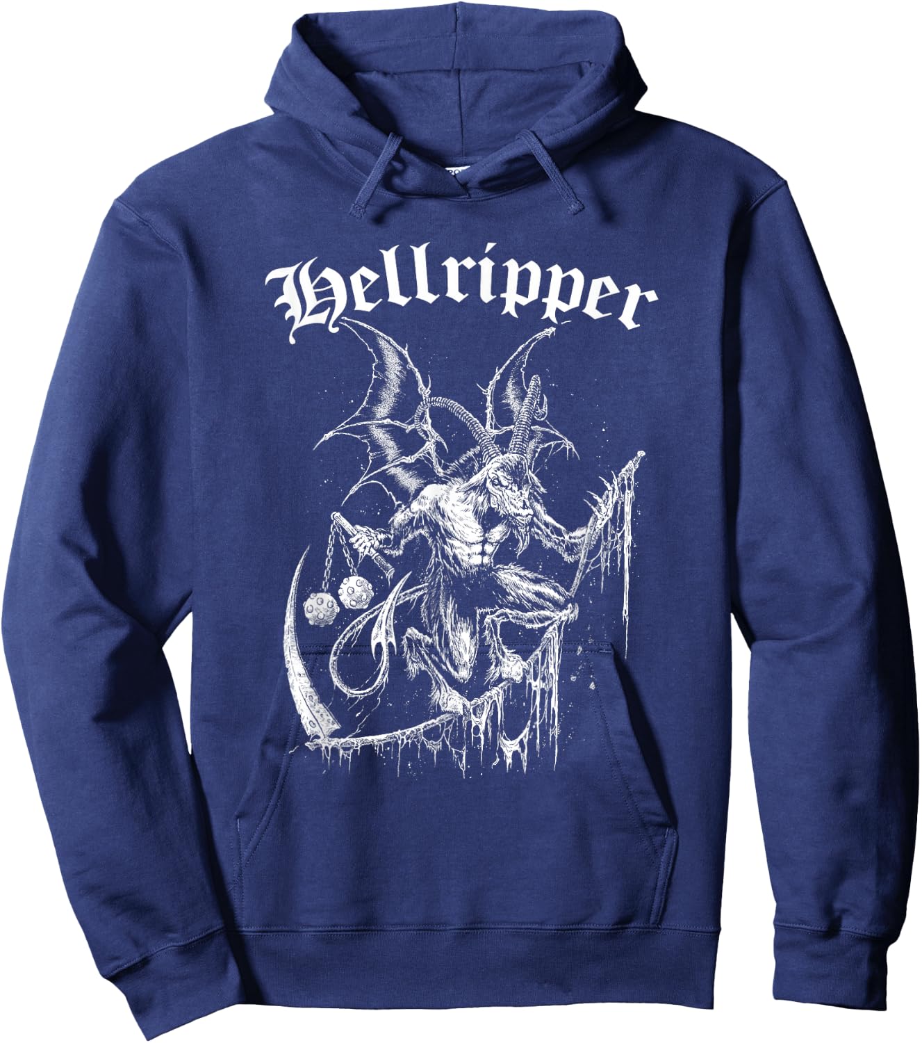 Hellripper - Riddick Reaper Hoodie - Hoodie | Navy