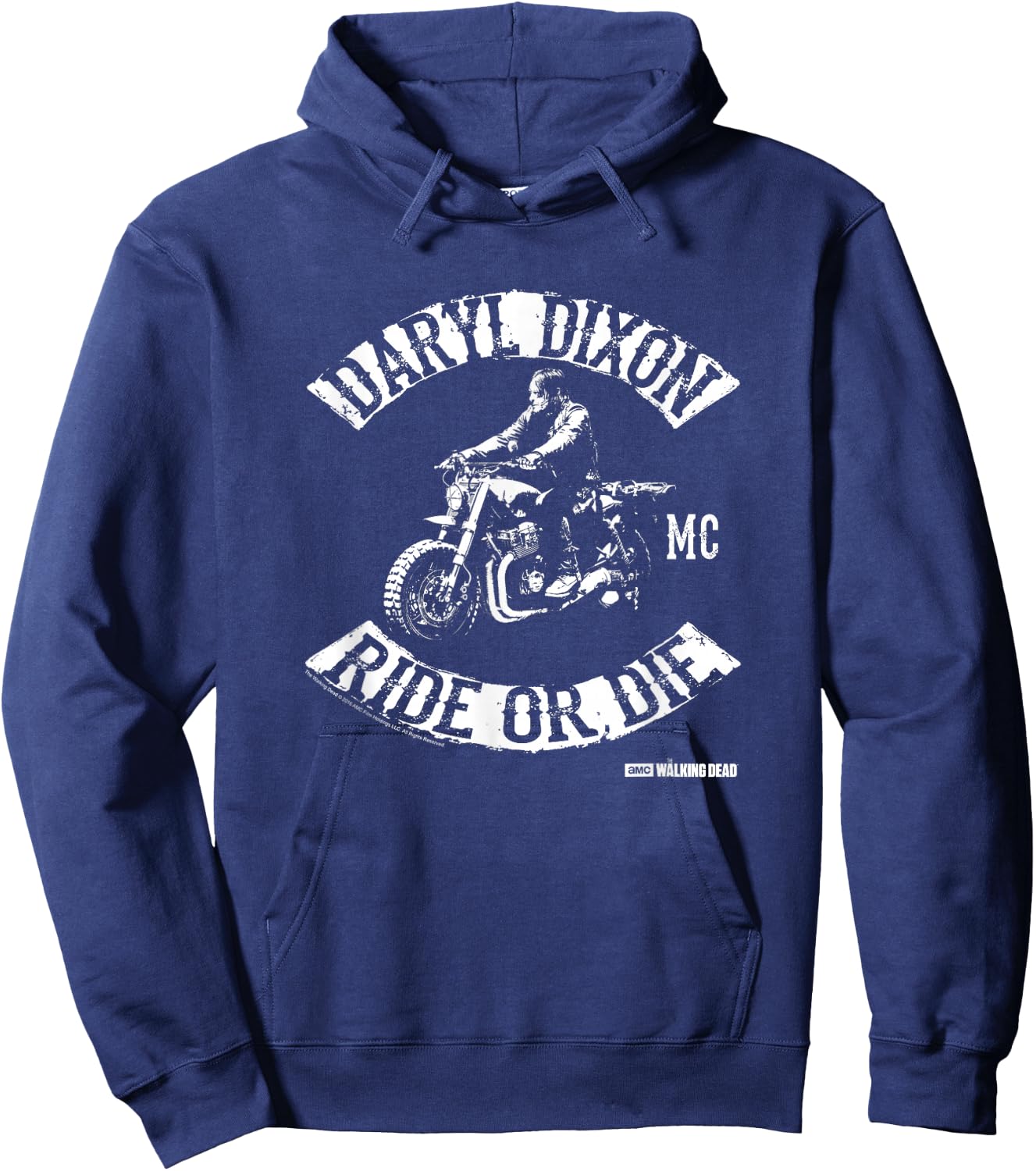 The Walking Dead Ride or Die Hoodie - Hoodie | Navy