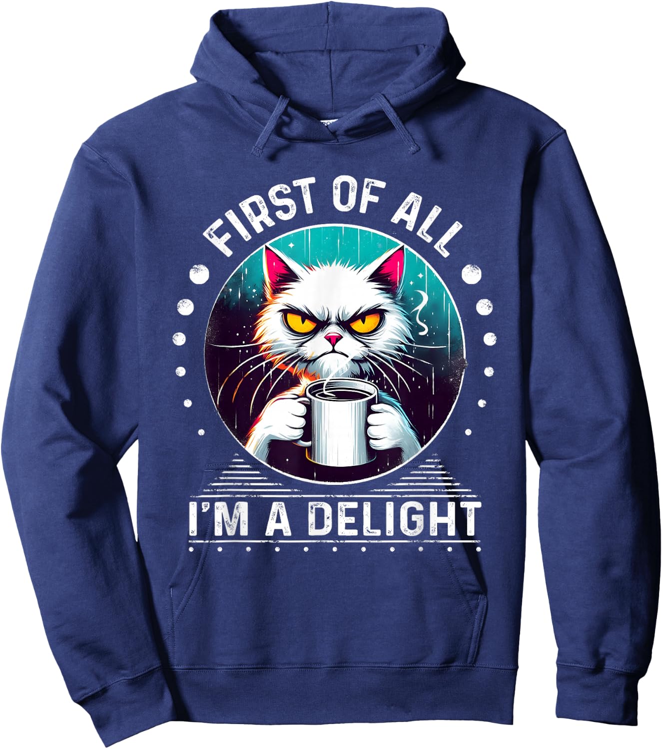 First of all, I Am a Joy Sarcastic Hoodie - Hoodie | Navy
