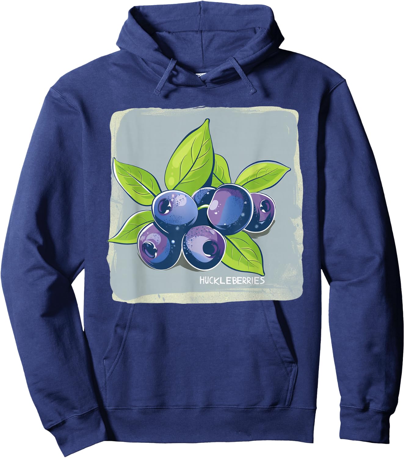 Cool Huckleberry Costume for Fruits Lovers Hoodie - Hoodie | Navy
