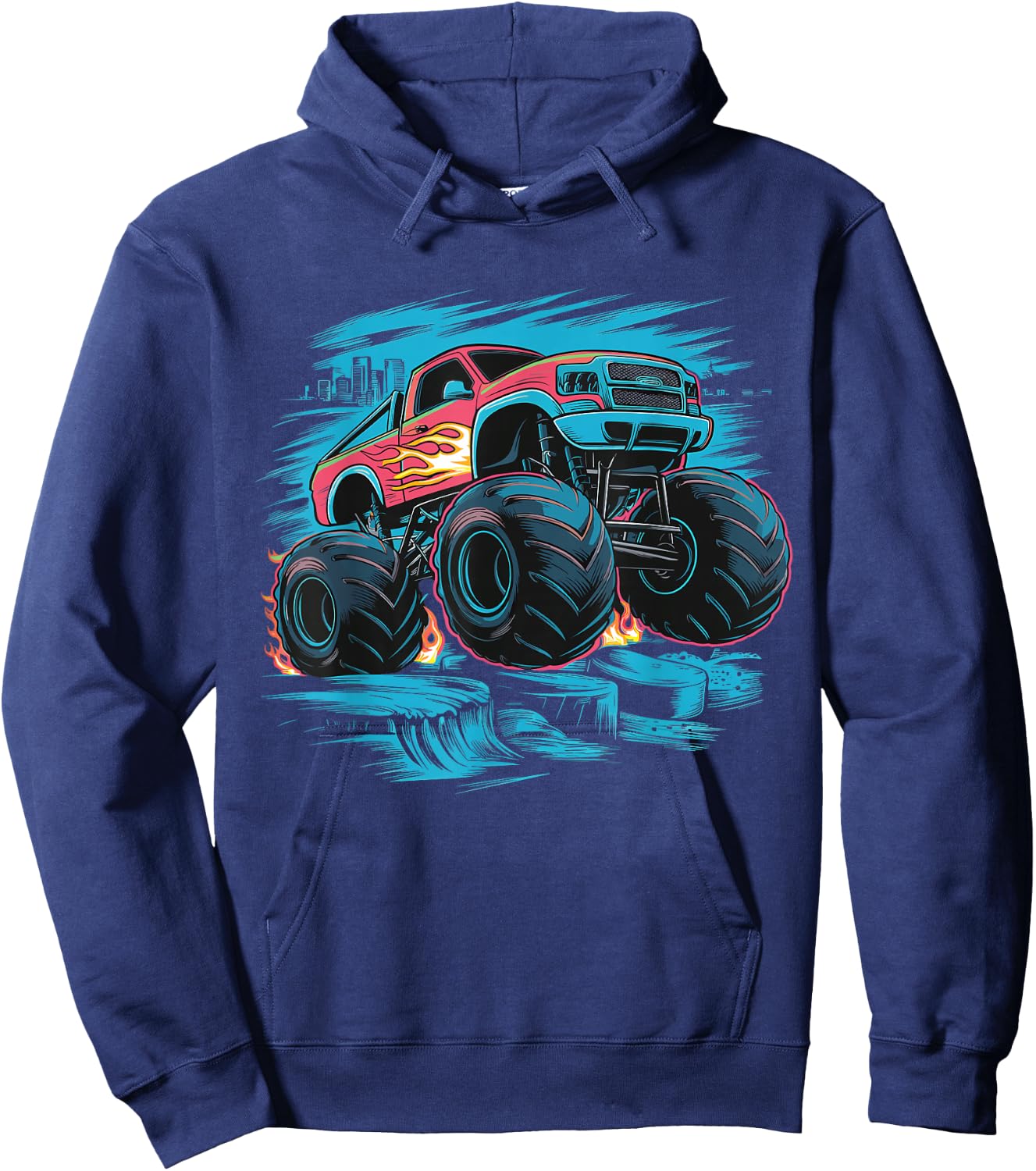Monster Truck for toddlers Youth & Adults Hoodie - Hoodie | Navy