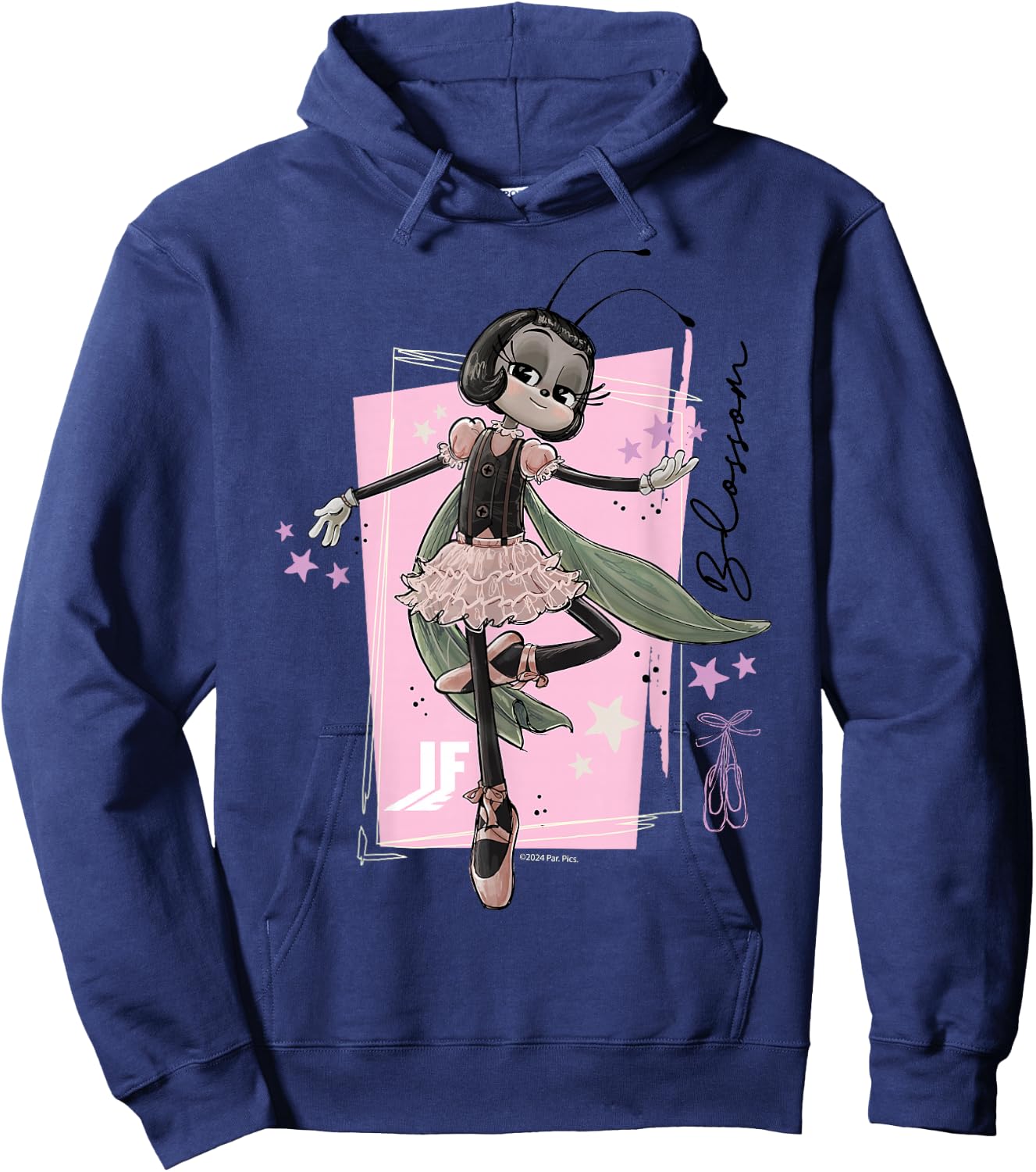 IF Movie - Blossom Ballerina Hoodie - Hoodie | Navy