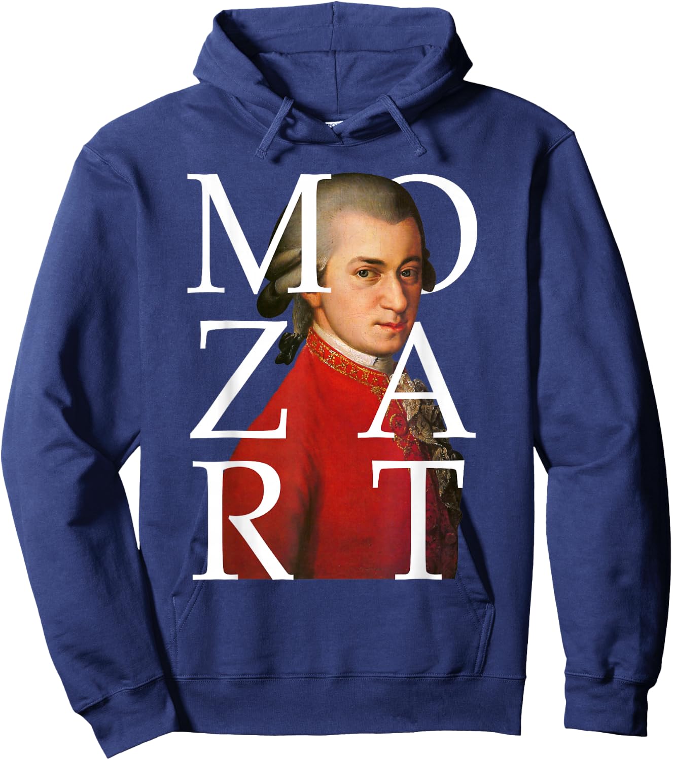 Composer of Classical Music Mozart Hoodie - Hoodie | Navy