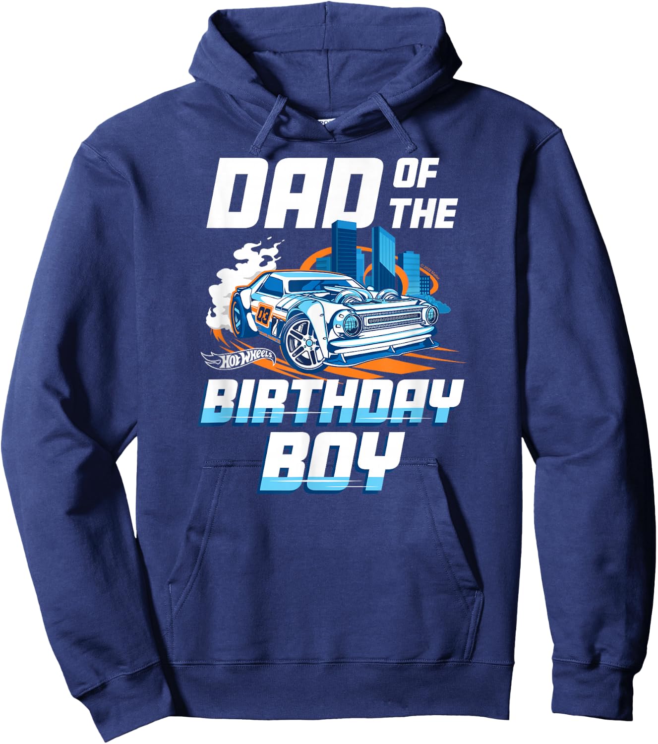 Hot Wheels - Dad Of The Birthday Boy Hoodie - Hoodie | Navy
