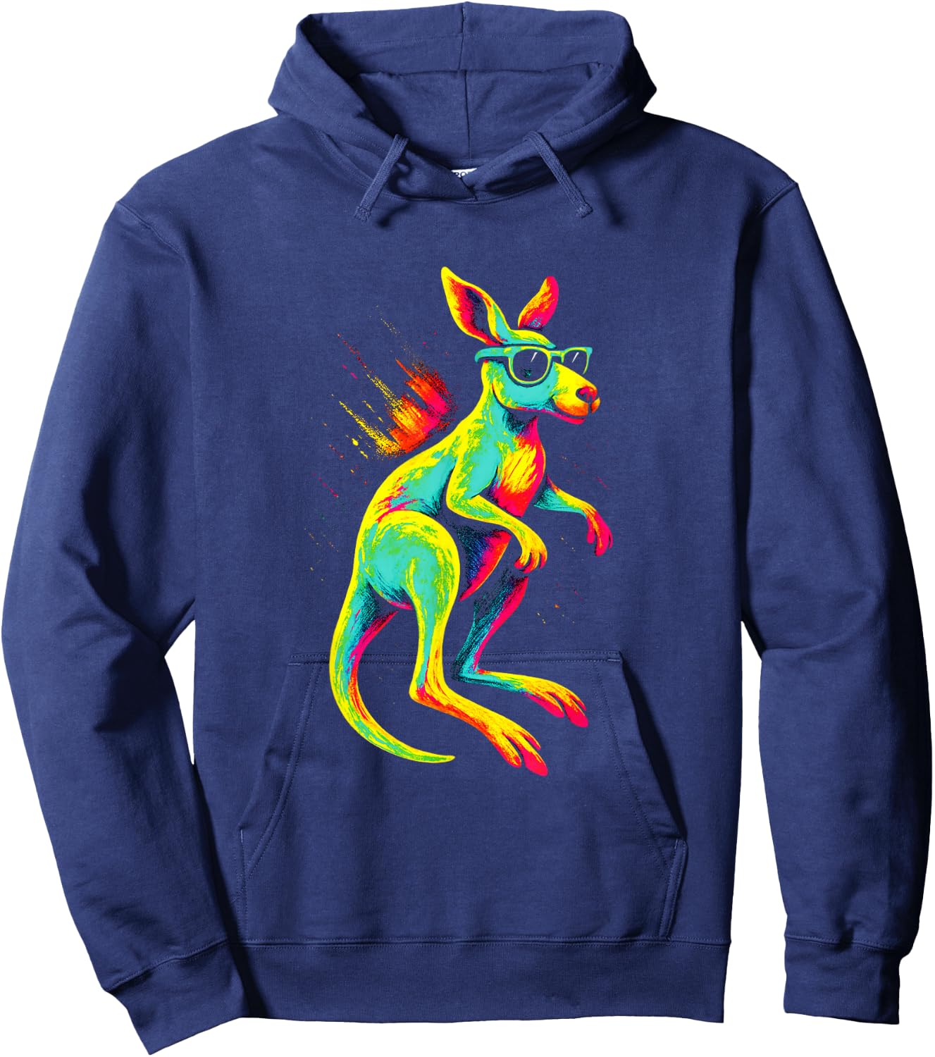 Sunglasses Kangaroo - Funny Australia Souvenir Hoodie - Hoodie | Navy