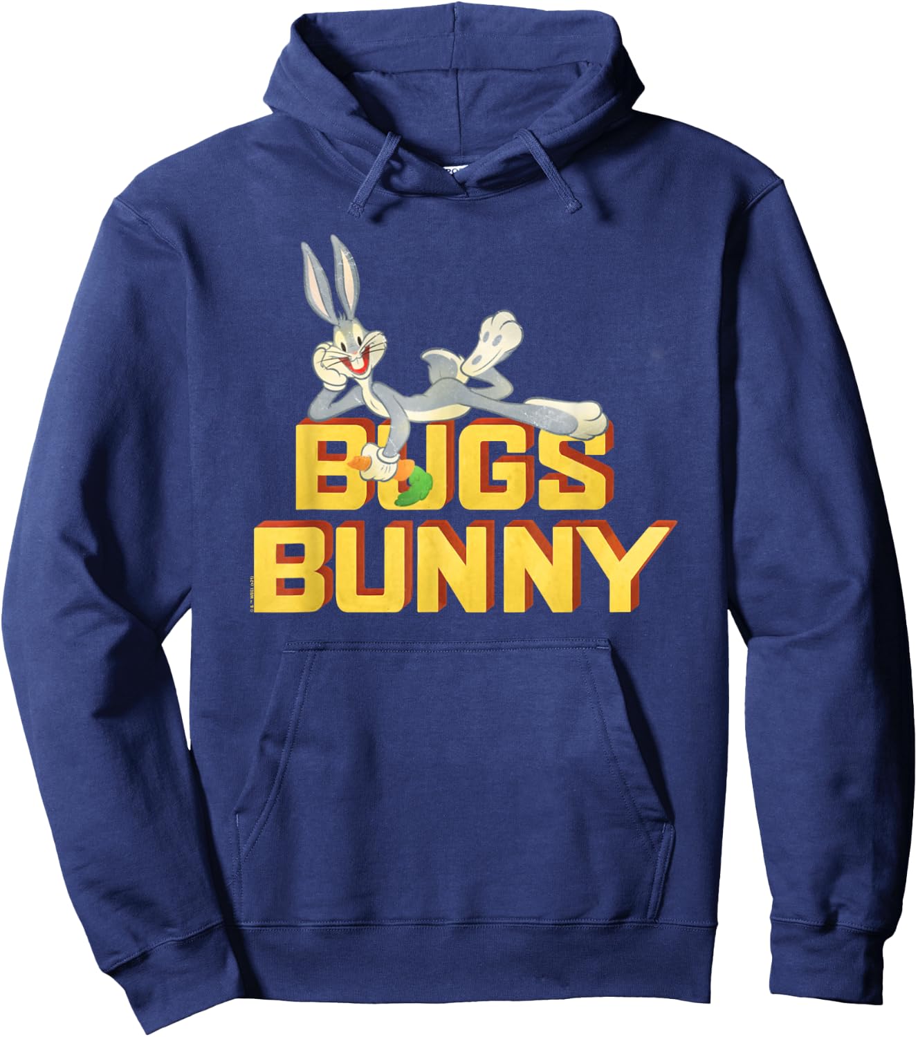 Looney Tunes Bugs Bunny Retro Art Hoodie - Hoodie | Navy