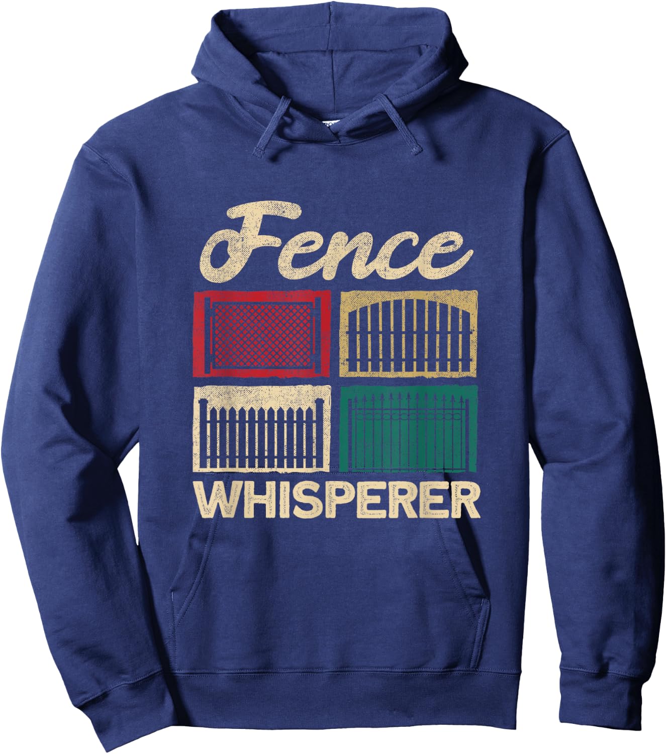 Fence Installer Fence Whisperer Hoodie - Hoodie | Navy