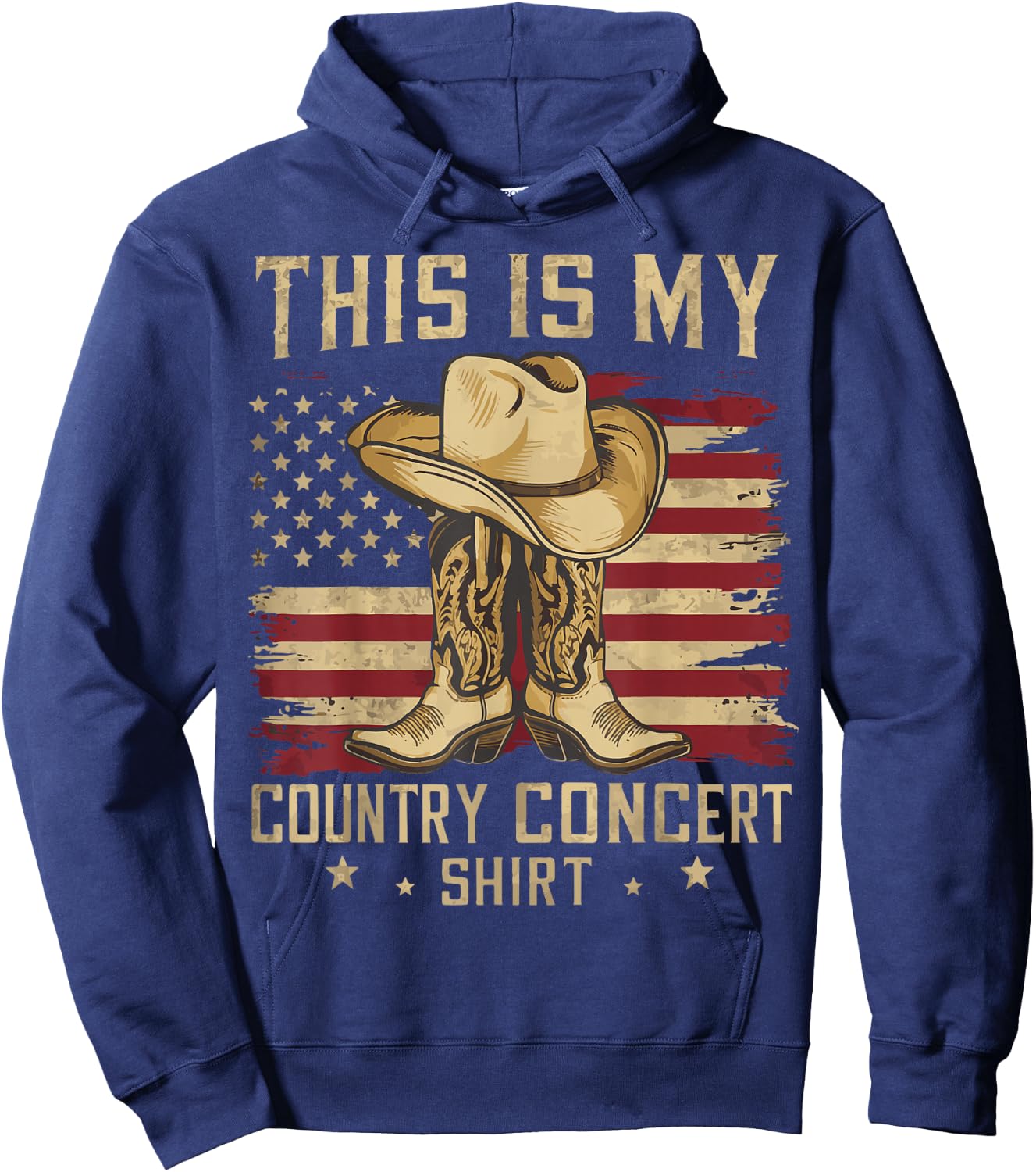 This is My Country Concert Hoodie - Hoodie | Navy