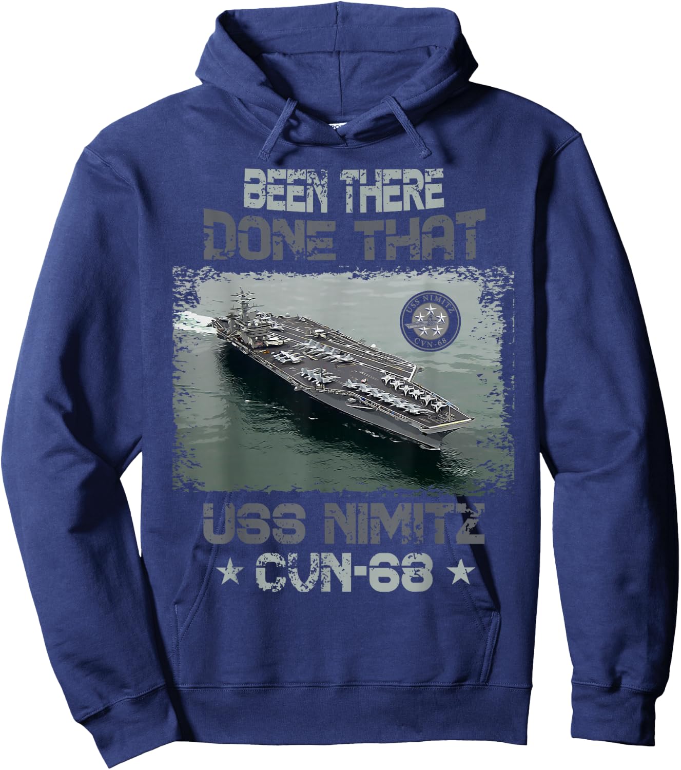 USS Nimitz Aircraft Carrier US Military Hoodie - Hoodie | Navy
