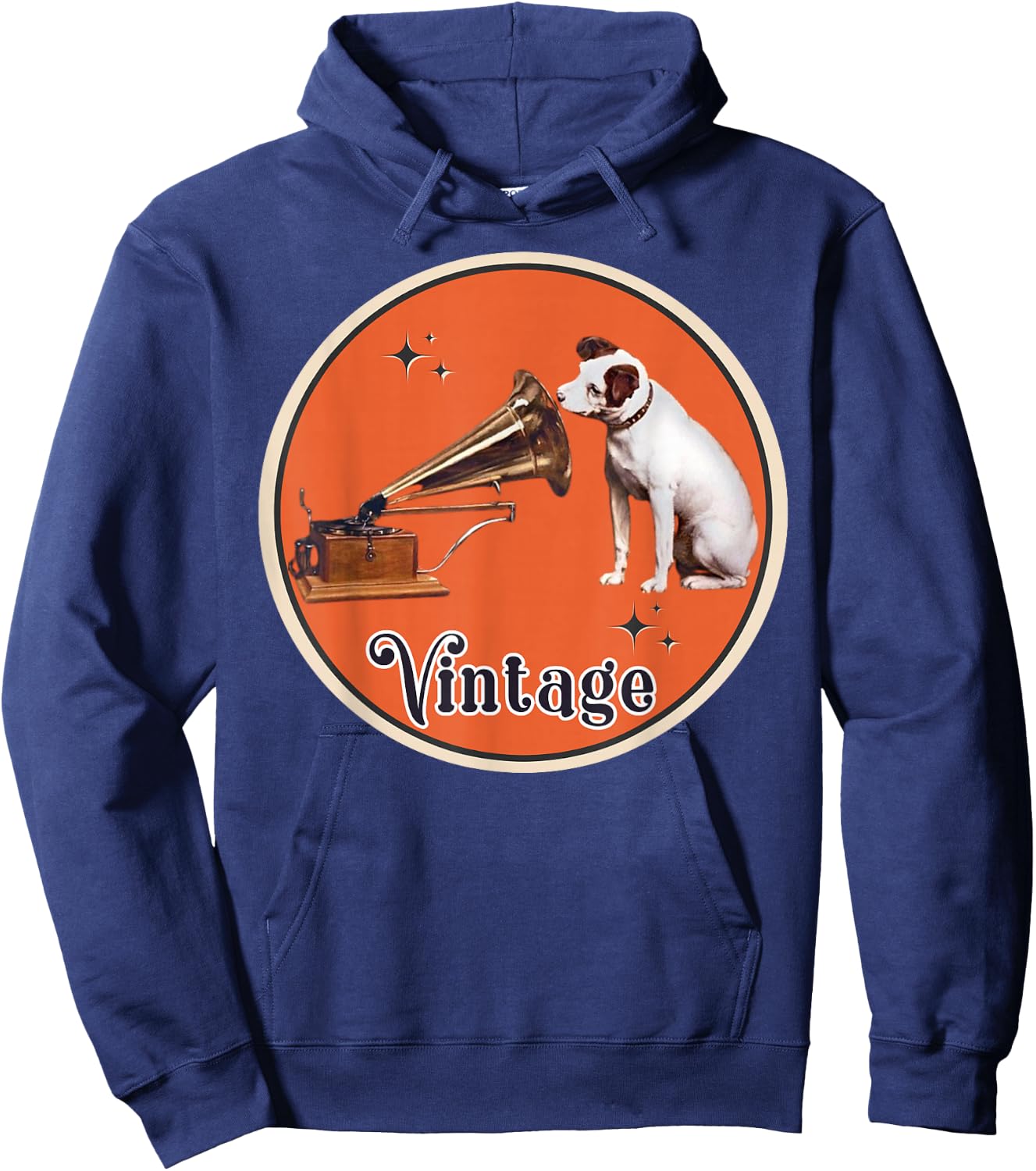 His Master's Voice RCA Victor Nipper Dog Hoodie - Hoodie | Navy