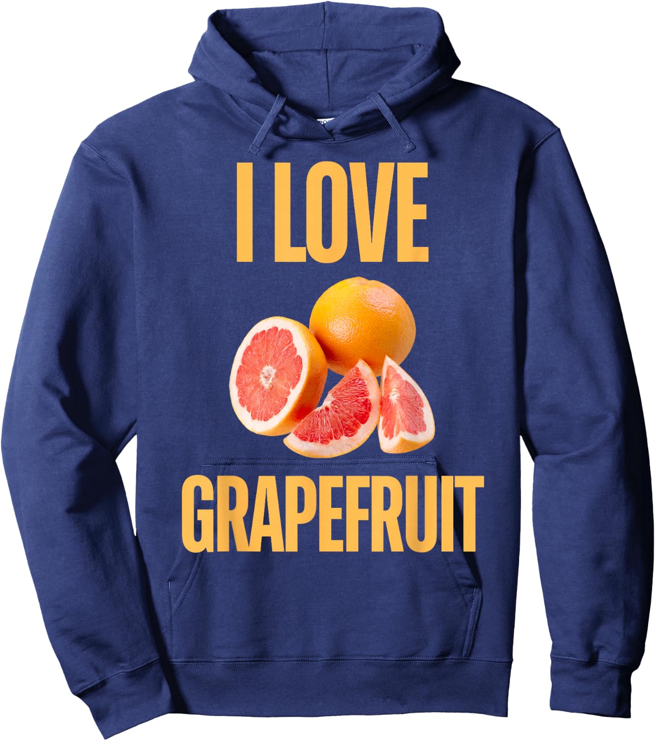I Love Grapefruit Hoodie - Hoodie | Navy