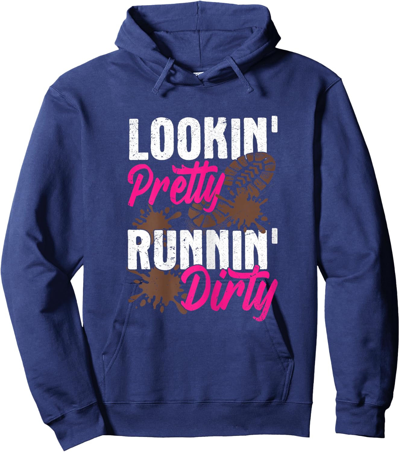 Mud girl run Hoodie - Hoodie | Navy