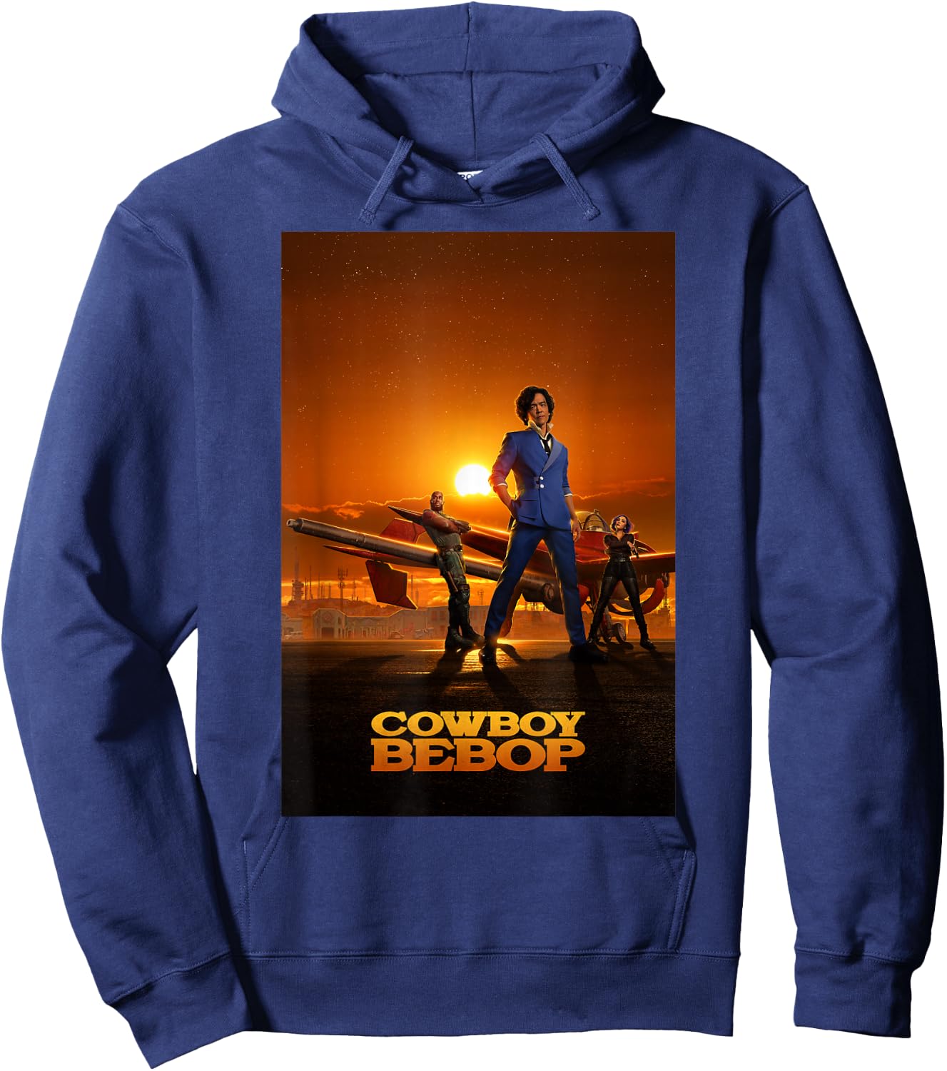 Cowboy Bebop Sunset Group Poster Hoodie - Hoodie | Navy